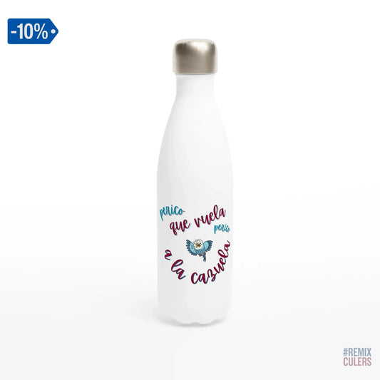 Botella de agua - PERICO QUE... – Print Material merch FCB Barça culer culers blaugrana español perico rival futbol | remixculers