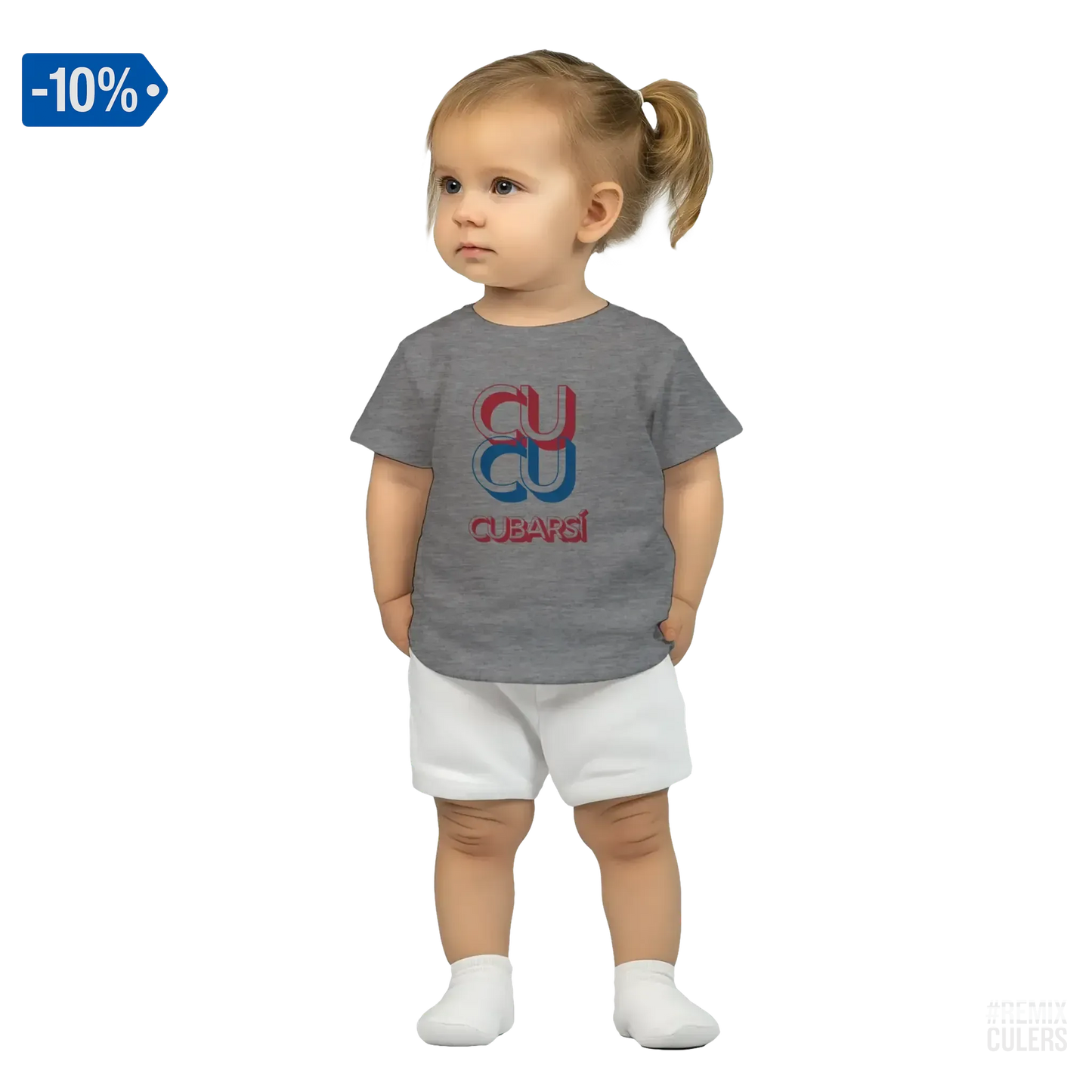 Camiseta bebé - CUCU CUBARSÍ Rosa – Print Material Cu-Cu Cubarsí merch Pau Cubarsí FCB Barça culers blaugrana Masia joven promesa defensa futbol | remixculers