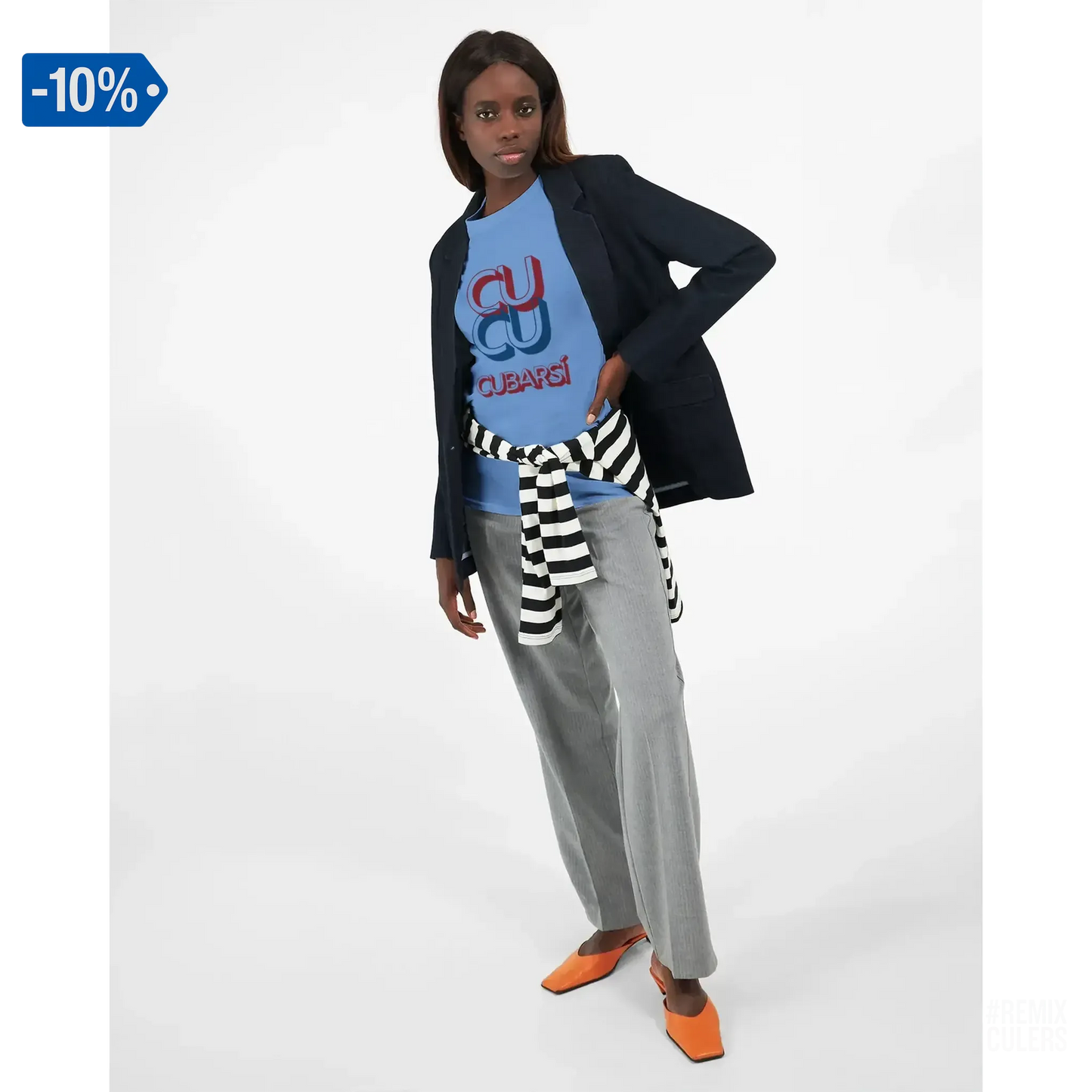 Camiseta de manga larga unisex - CUCU CUBARSÍ Azul – Print Material Cu-Cu Cubarsí merch Pau Cubarsí FCB Barça culers blaugrana Masia joven promesa defensa futbol | remixculers