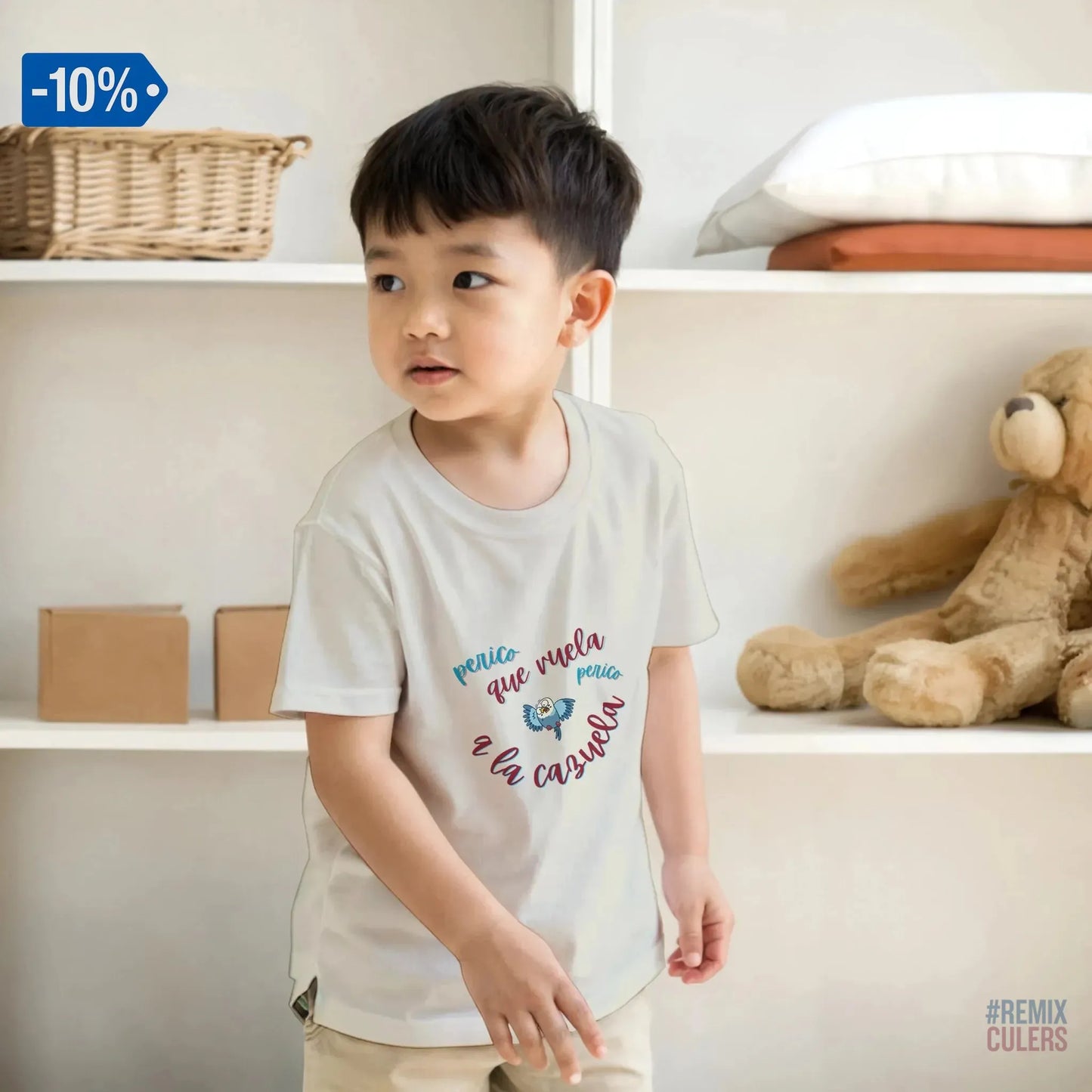 Camiseta infantil - PERICO QUE... Arena – Print Material merch FCB Barça culer culers blaugrana español perico rival futbol | remixculers