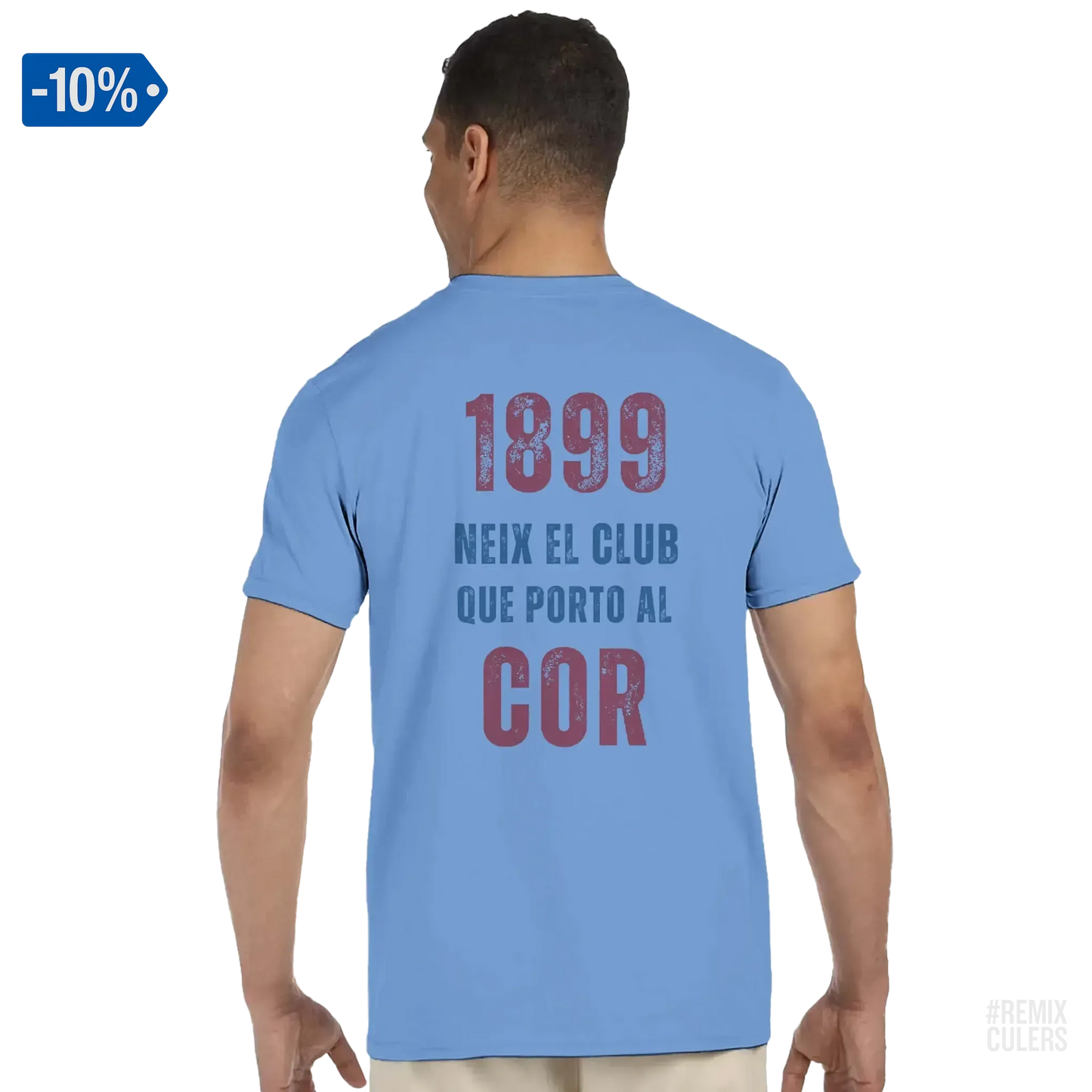 Camiseta unisex - 1899 Azul – Print Material 1899 neix el club que porto al cor merch FCB Barça culers blaugrana història fundació orgull identitat futbol | remixculers