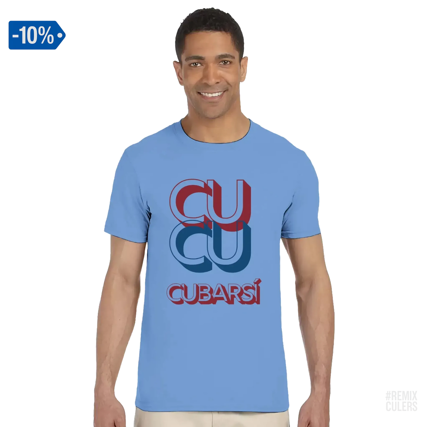 Camiseta unisex - CUCU CUBARSÍ Azul – Print Material Cu-Cu Cubarsí merch Pau Cubarsí FCB Barça culers blaugrana Masia joven promesa defensa futbol | remixculers