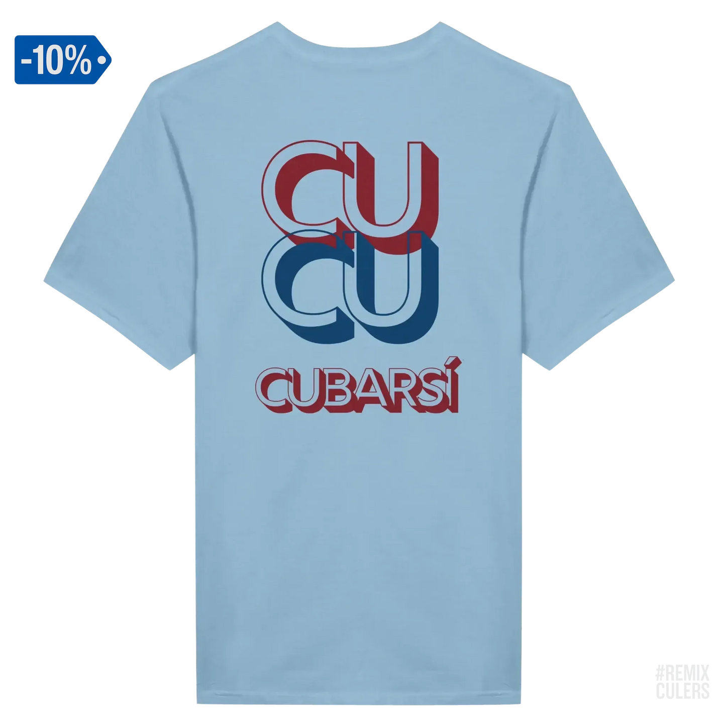 Camiseta unisex - CUCU CUBARSÍ Blanco – Print Material Cu-Cu Cubarsí merch Pau Cubarsí FCB Barça culers blaugrana Masia joven promesa defensa futbol | remixculers