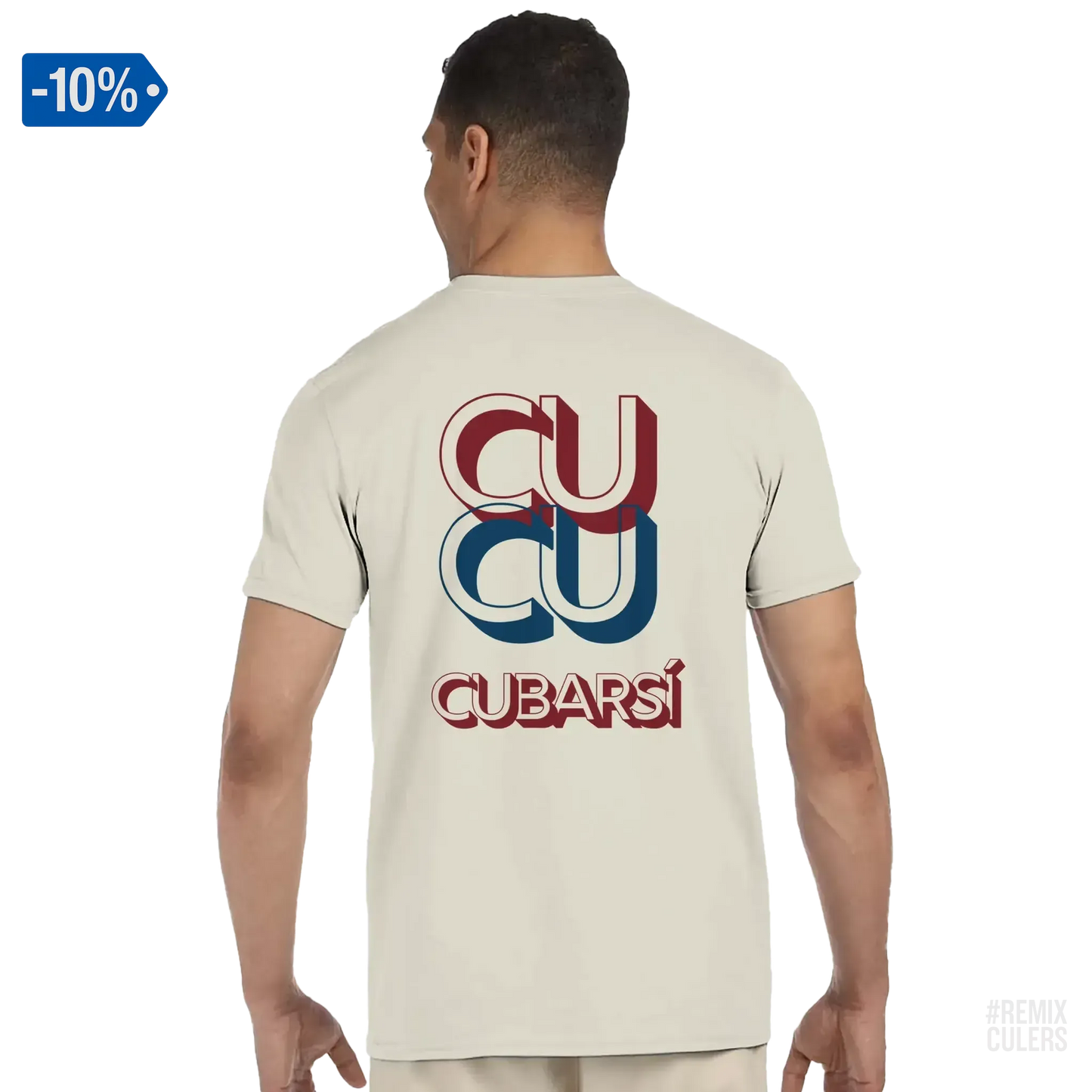 Camiseta unisex - CUCU CUBARSÍ Natural – Print Material Cu-Cu Cubarsí merch Pau Cubarsí FCB Barça culers blaugrana Masia joven promesa defensa futbol | remixculers