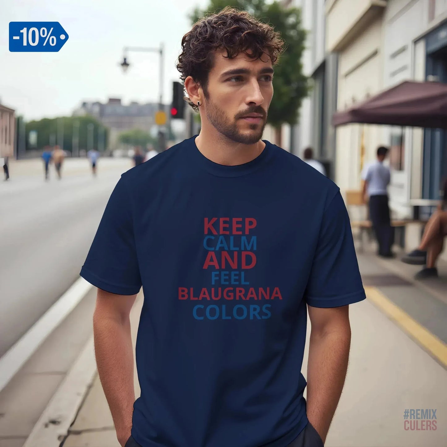 Camiseta unisex - KEEP CALM Armada – Print Material Keep Calm merch FCB Barça culers blaugrana football fan pride passion | remixculers