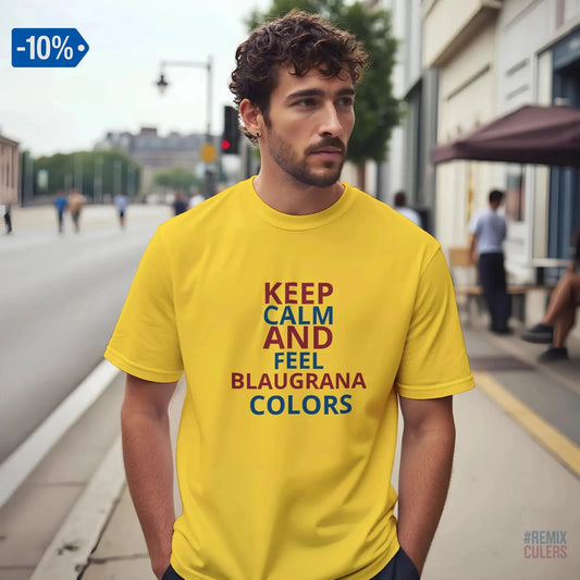 Camiseta unisex - KEEP CALM Margarita – Print Material Keep Calm merch FCB Barça culers blaugrana football fan pride passion | remixculers