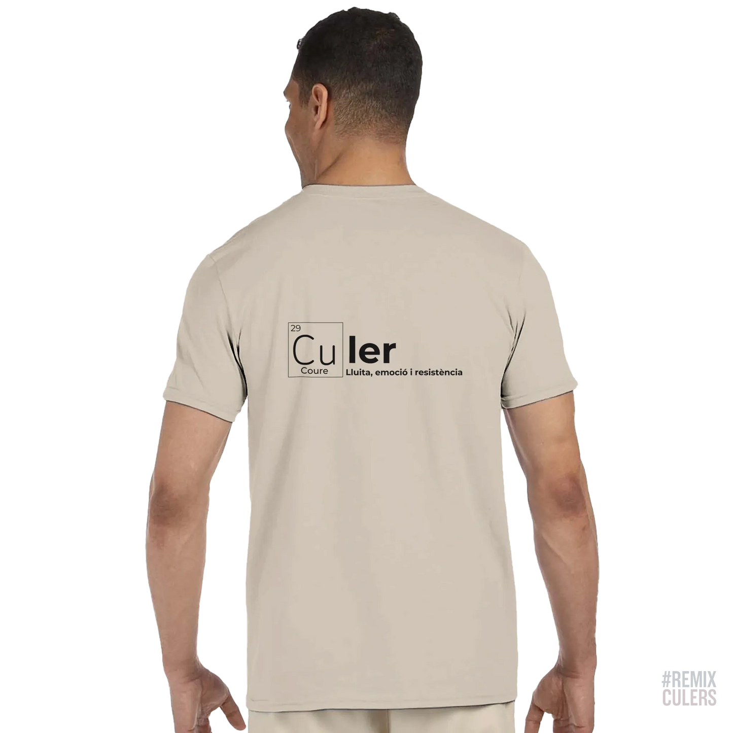 Camiseta unisex - QUÍMICA CULER Arena – Print Material Científicament Culer merch FCB Barça culers blaugrana ciència i futbol passió | remixculers