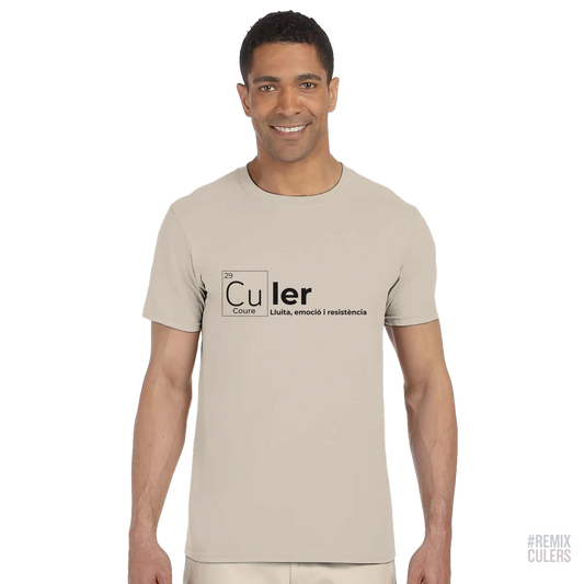 Camiseta unisex - QUÍMICA CULER Arena – Print Material Científicament Culer merch FCB Barça culers blaugrana ciència i futbol passió | remixculers