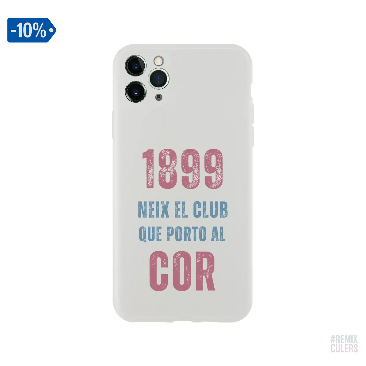 Carcasa IPHONE Flexi - 1899 iPhone 11 Pro Max – Print Material 1899 neix el club que porto al cor merch FCB Barça culers blaugrana història fundació orgull identitat futbol | remixculers