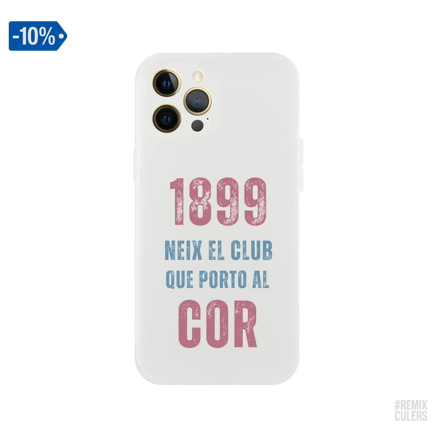 Carcasa IPHONE Flexi - 1899 iPhone 12 Pro Max – Print Material 1899 neix el club que porto al cor merch FCB Barça culers blaugrana història fundació orgull identitat futbol | remixculers