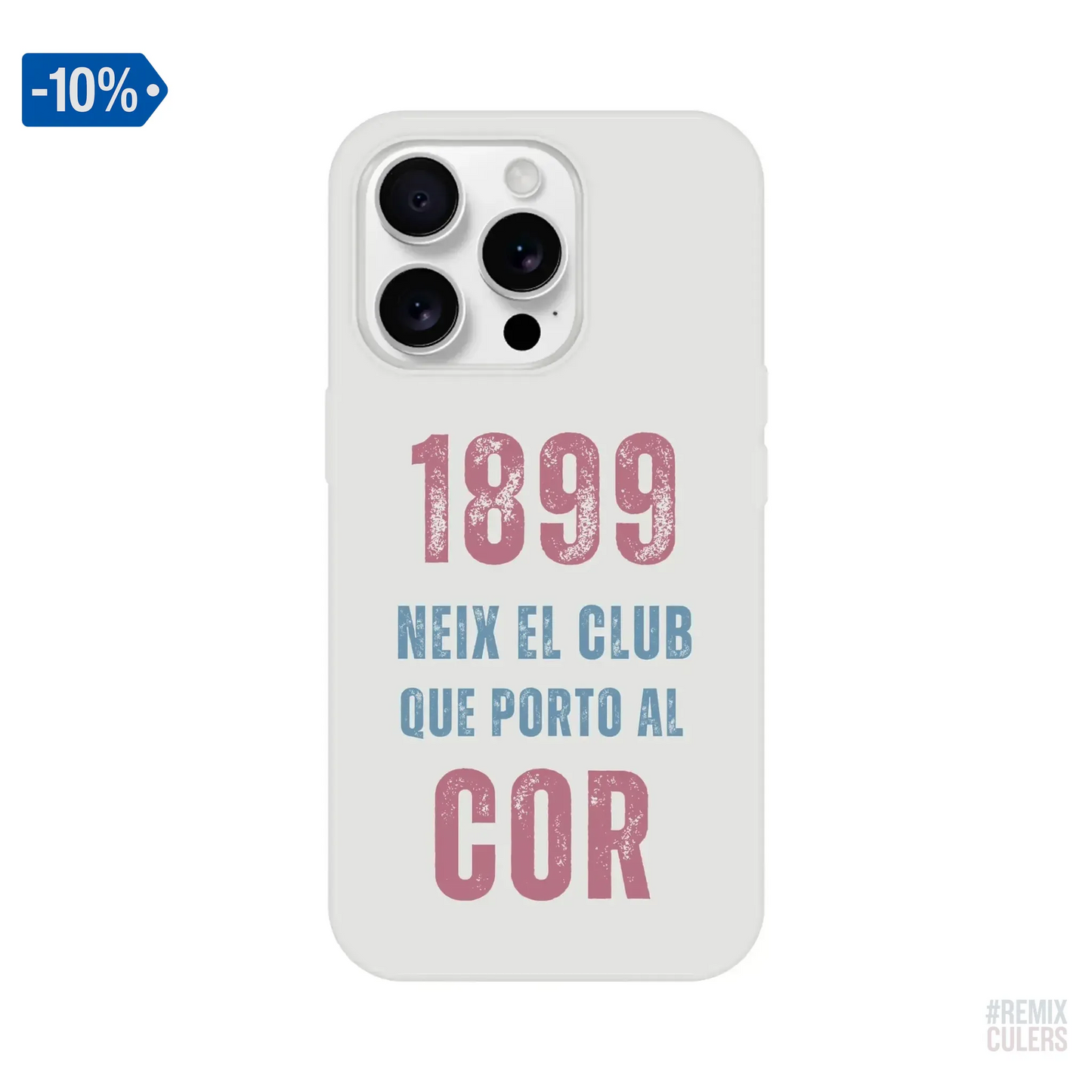 Carcasa IPHONE Flexi - 1899 iPhone 16 Pro – Print Material 1899 neix el club que porto al cor merch FCB Barça culers blaugrana història fundació orgull identitat futbol | remixculers