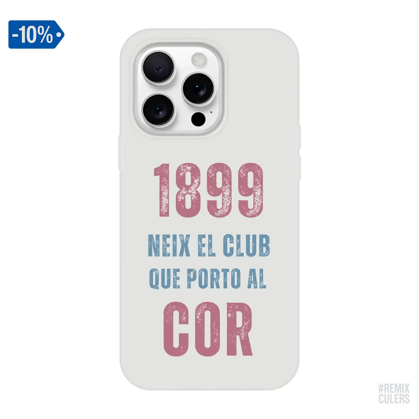 Carcasa IPHONE Flexi - 1899 iPhone 16 Pro Max – Print Material 1899 neix el club que porto al cor merch FCB Barça culers blaugrana història fundació orgull identitat futbol | remixculers
