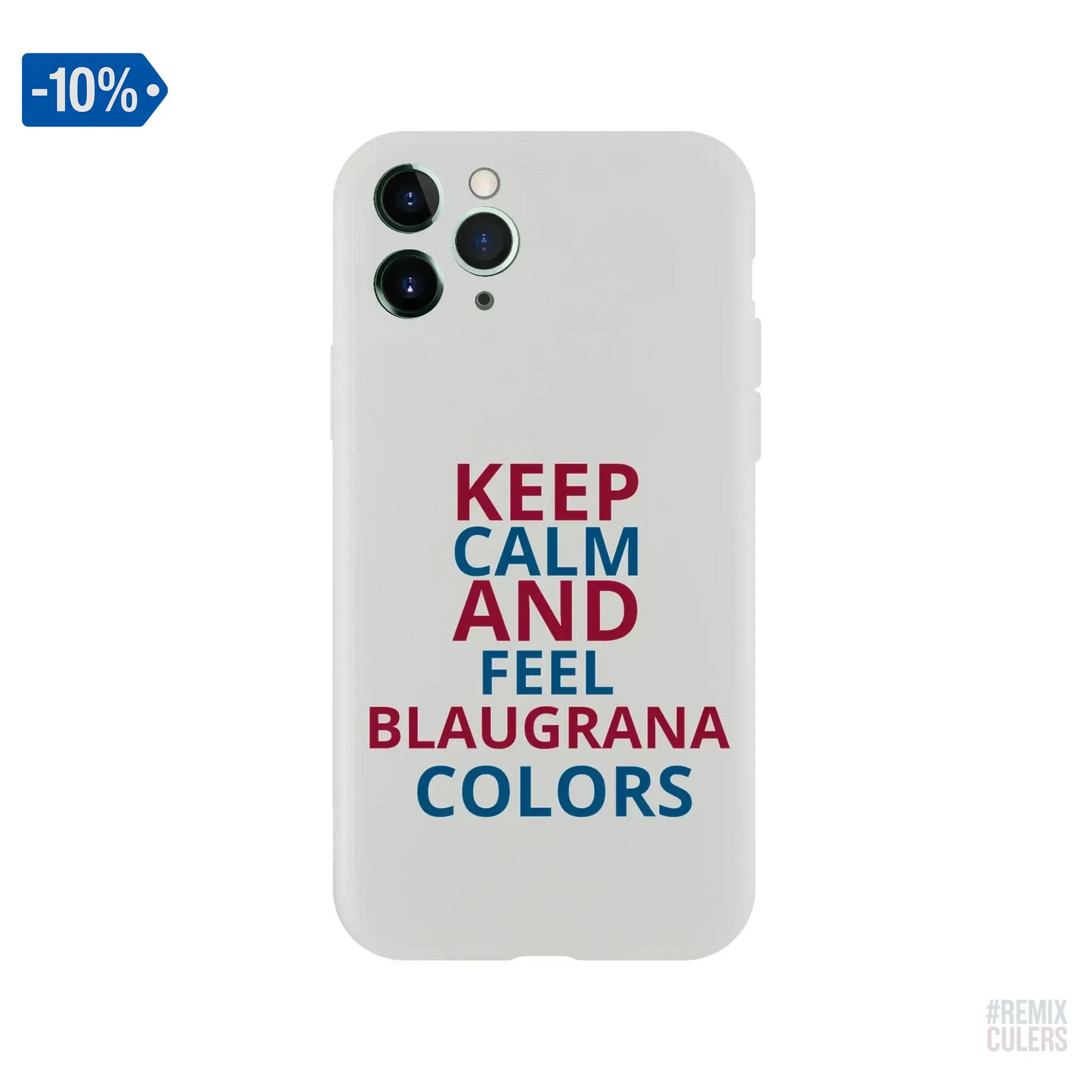 Carcasa IPHONE Flexi - KEEP CALM iPhone 11 Pro – Print Material Keep Calm merch FCB Barça culers blaugrana football fan pride passion | remixculers
