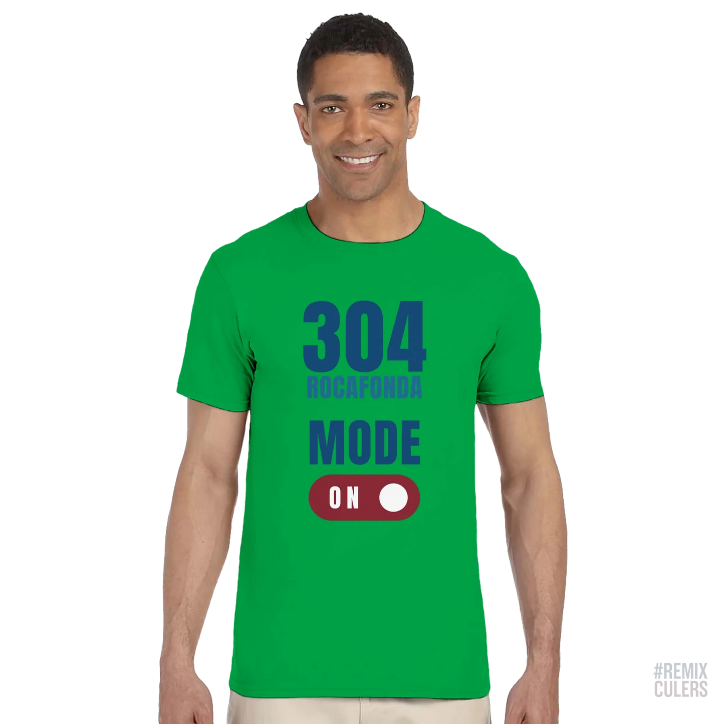 Camiseta unisex - 304 ROCAFONDA Blanco – Print Material Rocafonda Power 304 merch FCB Barça culers blaugrana Lamine Yamal Masia barri Mataró futbol | remixculers