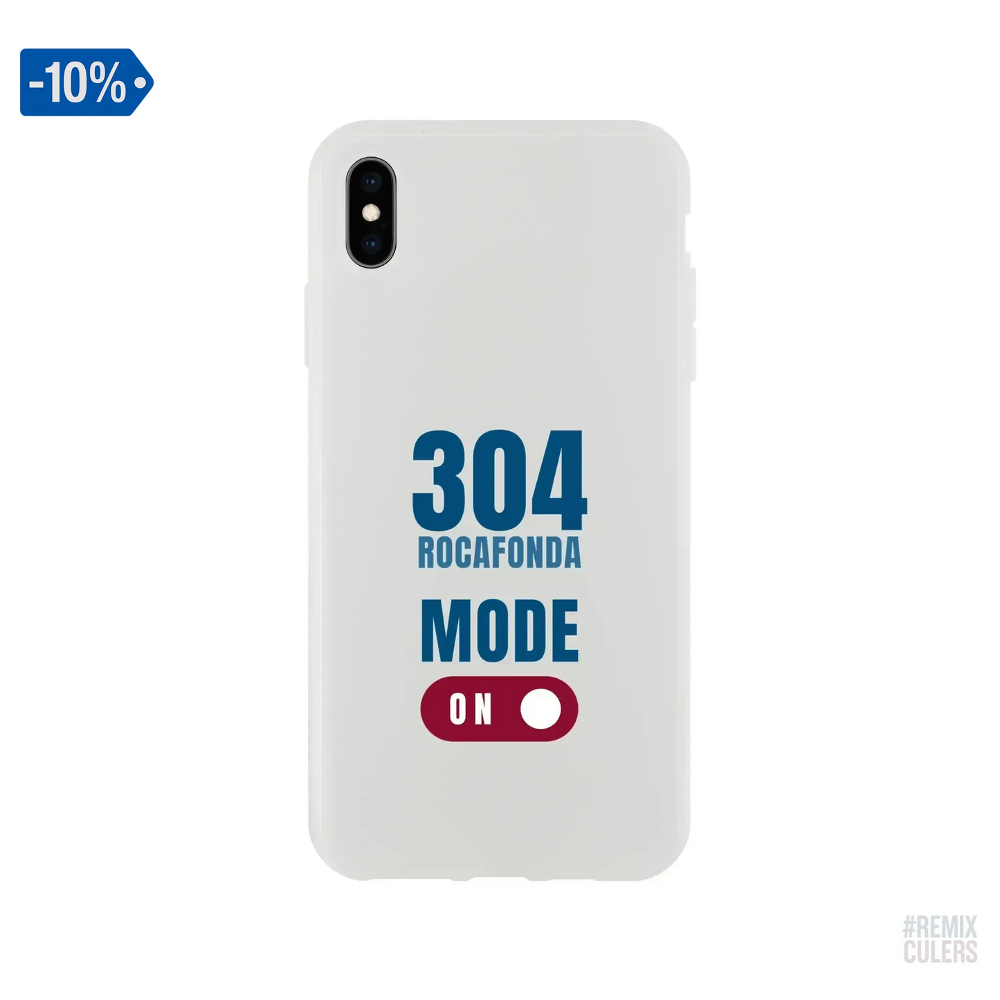 Carcasa IPHONE Flexi - 304 ROCAFONDA iPhone XS Max – Print Material Rocafonda Power 304 merch FCB Barça culers blaugrana Lamine Yamal Masia barri Mataró futbol | remixculers