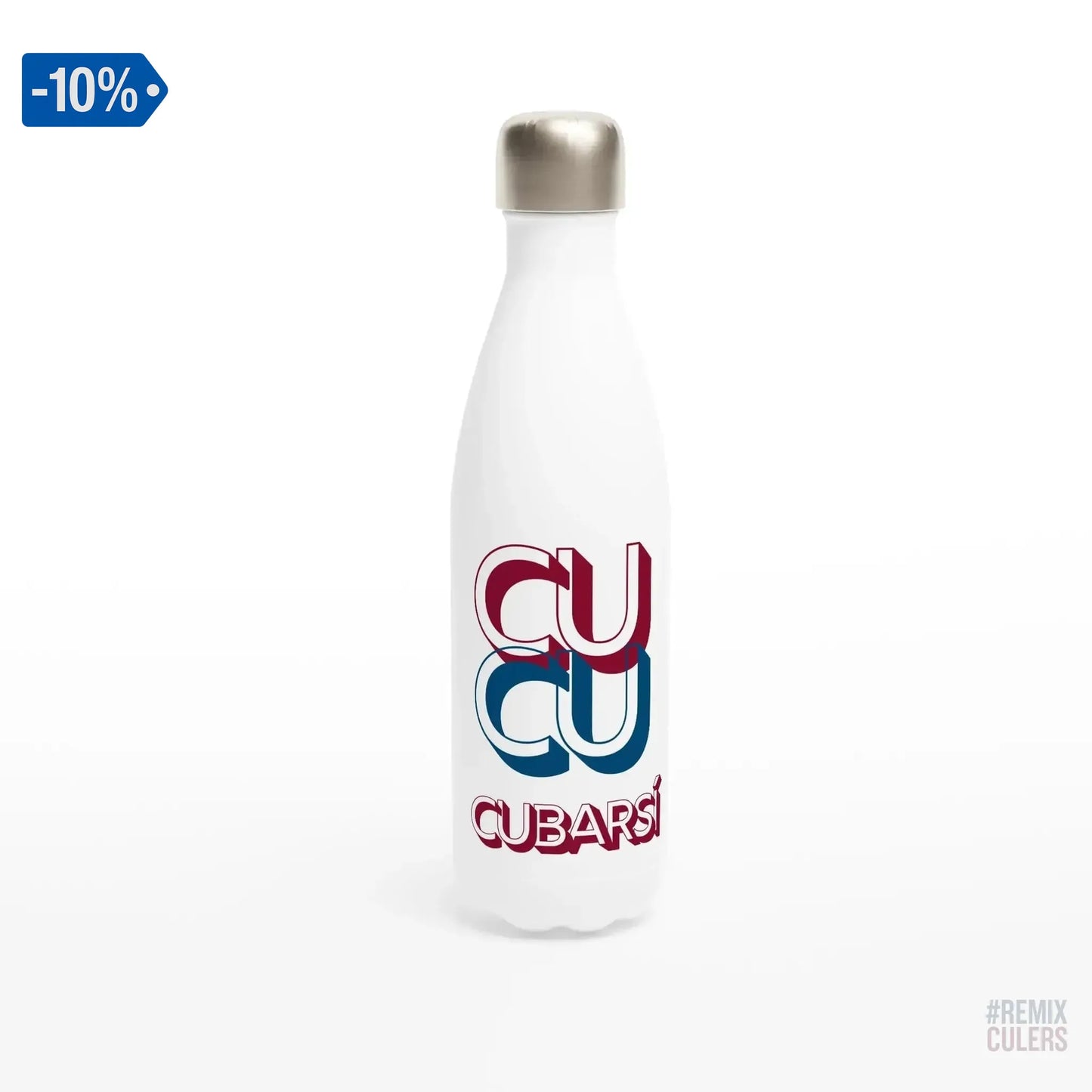 Botella de agua - CUCU CUBARSÍ – Print Material Cu-Cu Cubarsí merch Pau Cubarsí FCB Barça culers blaugrana Masia joven promesa defensa futbol | remixculers