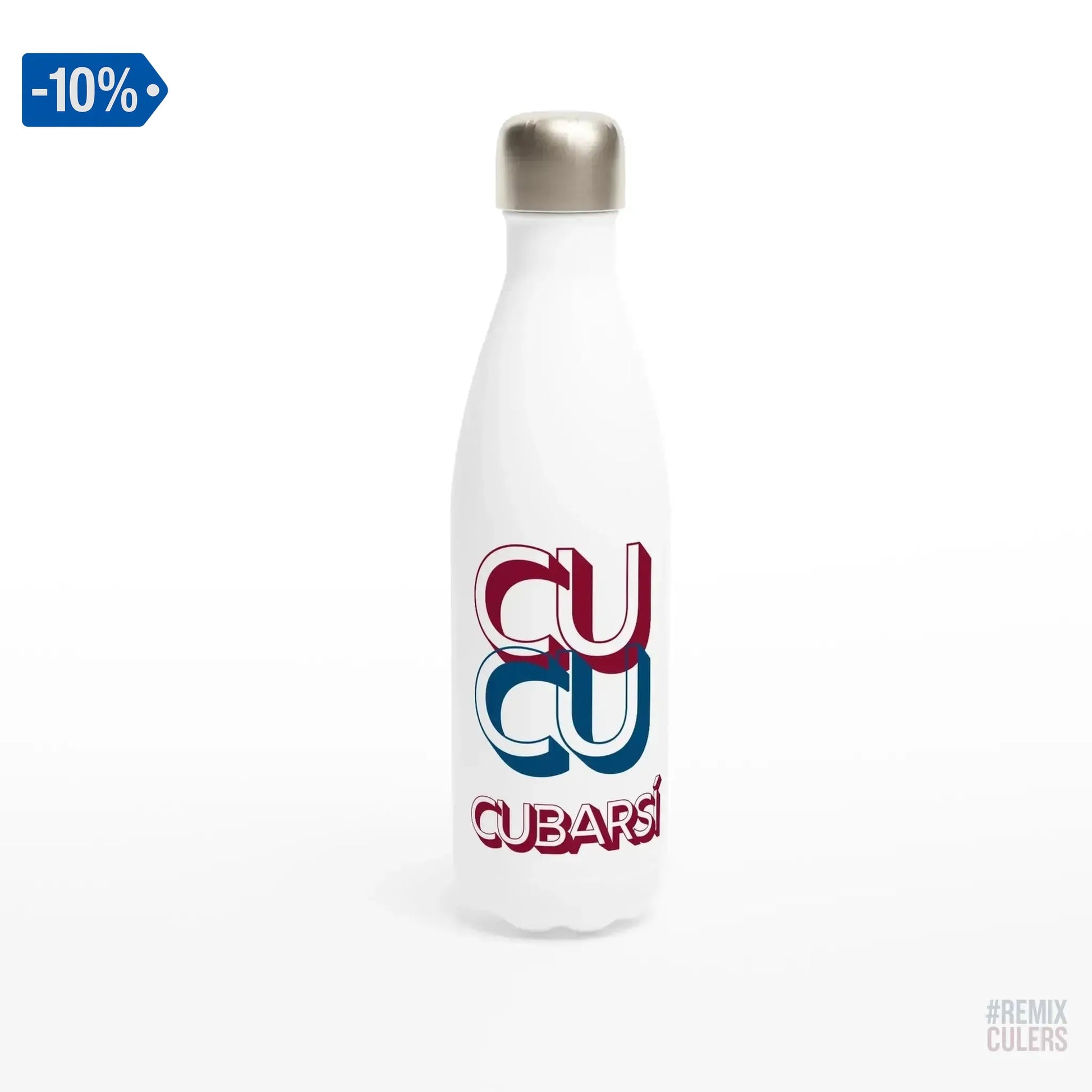 Botella de agua - CUCU CUBARSÍ – Print Material Cu-Cu Cubarsí merch Pau Cubarsí FCB Barça culers blaugrana Masia joven promesa defensa futbol | remixculers