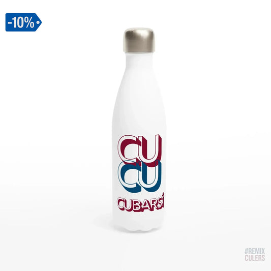 Botella de agua - CUCU CUBARSÍ – Print Material Cu-Cu Cubarsí merch Pau Cubarsí FCB Barça culers blaugrana Masia joven promesa defensa futbol | remixculers