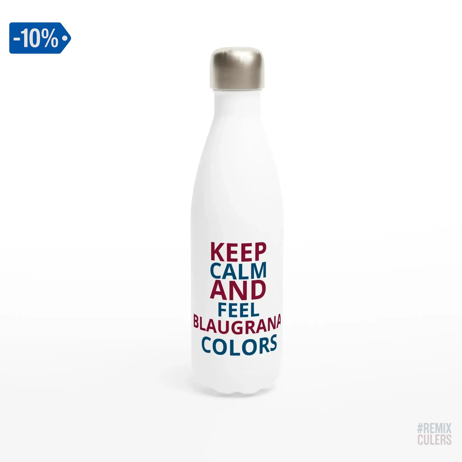 Botella de agua - KEEP CALM – Print Material Keep Calm merch FCB Barça culers blaugrana football fan pride passion | remixculers