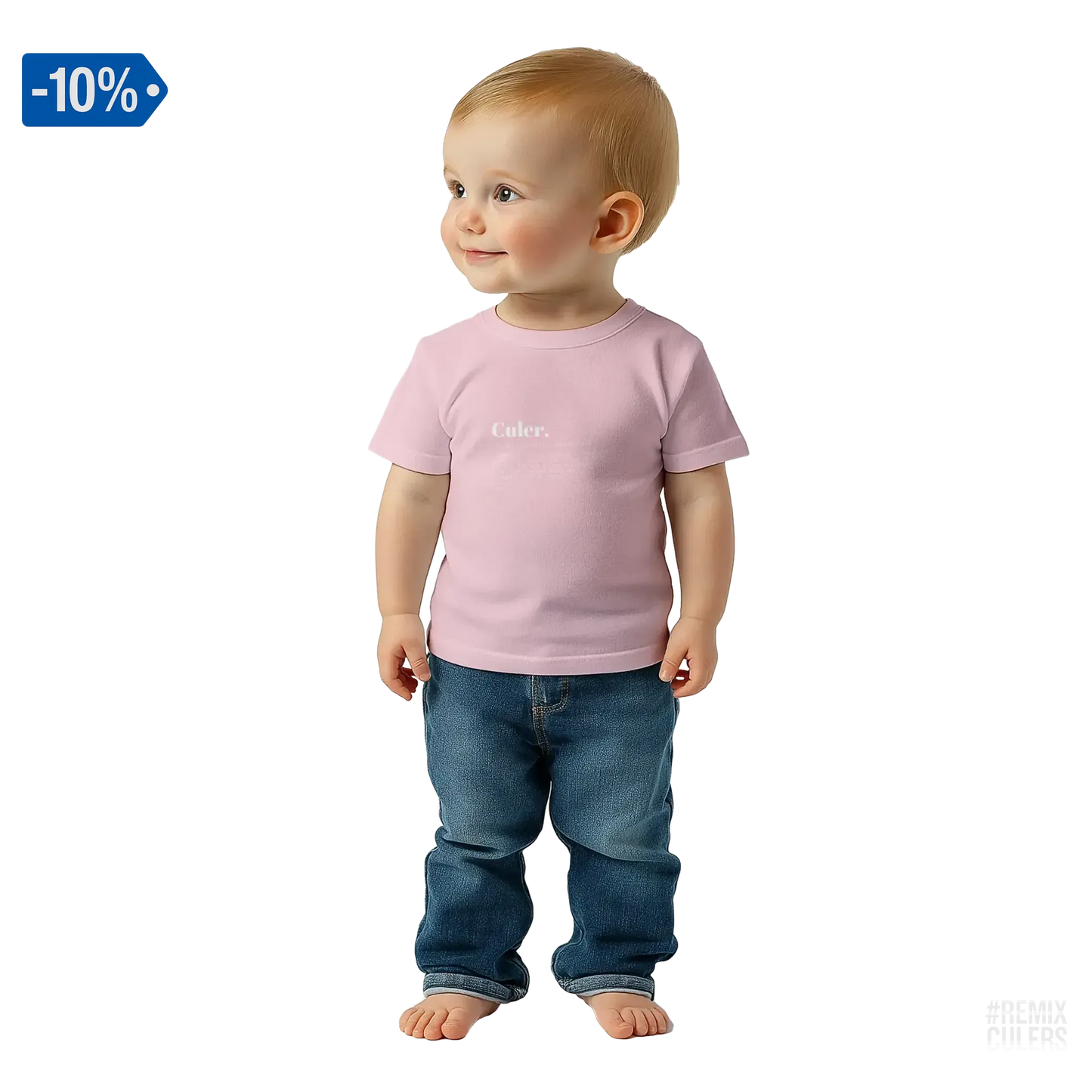 Camiseta bebé - DICCIONARIO "CULER" Rosa – Print Material Diccionari Culer merch FCB Barça culers blaugrana frases cultura futbol | remixculers