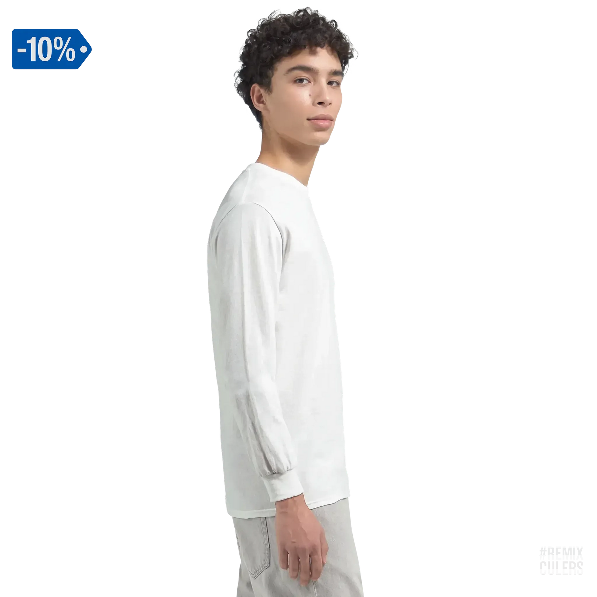 Camiseta de manga larga unisex - 1899 Blanco – Print Material 1899 neix el club que porto al cor merch FCB Barça culers blaugrana història fundació orgull identitat futbol | remixculers