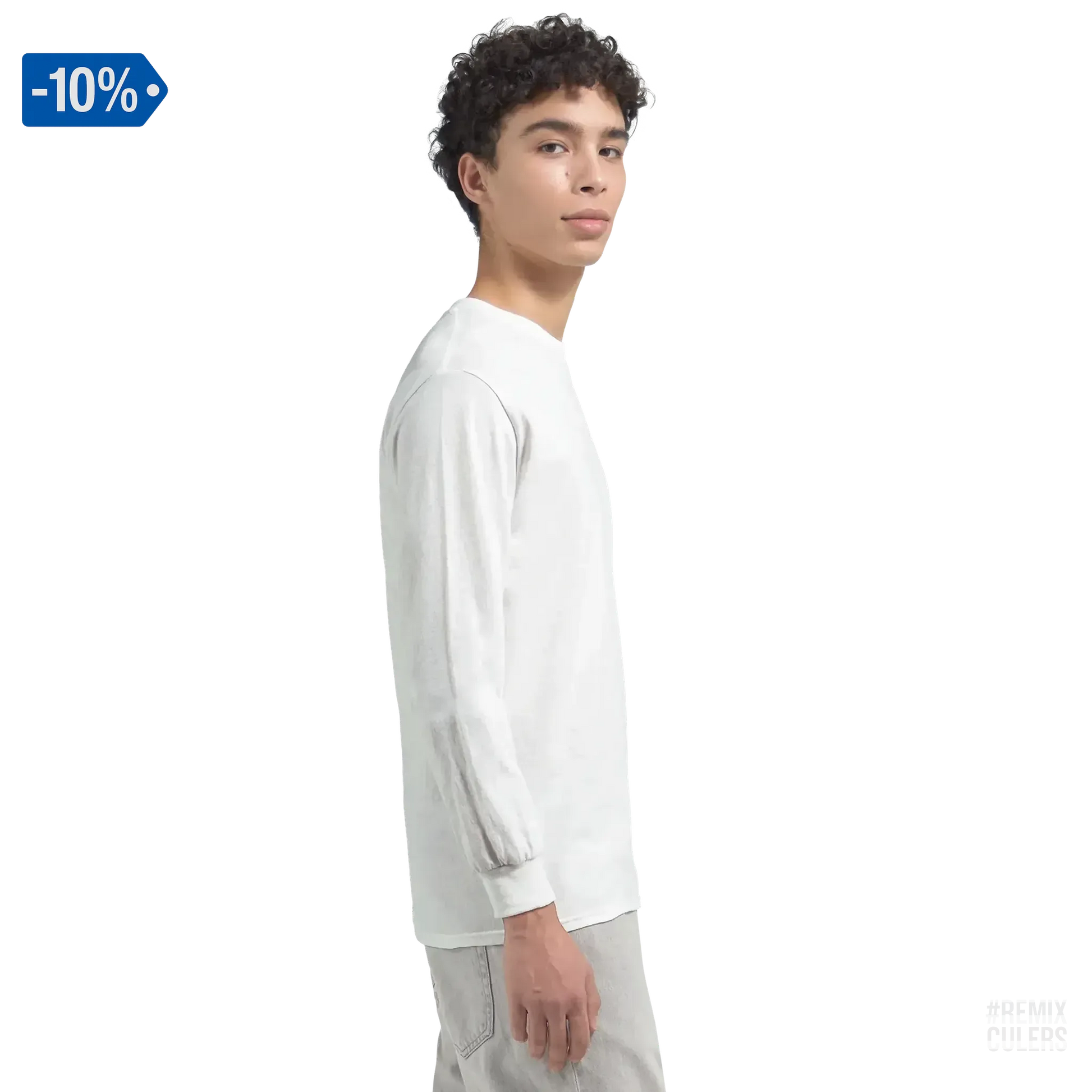 Camiseta de manga larga unisex - PERICO QUE... Blanco – Print Material merch FCB Barça culer culers blaugrana español perico rival futbol | remixculers