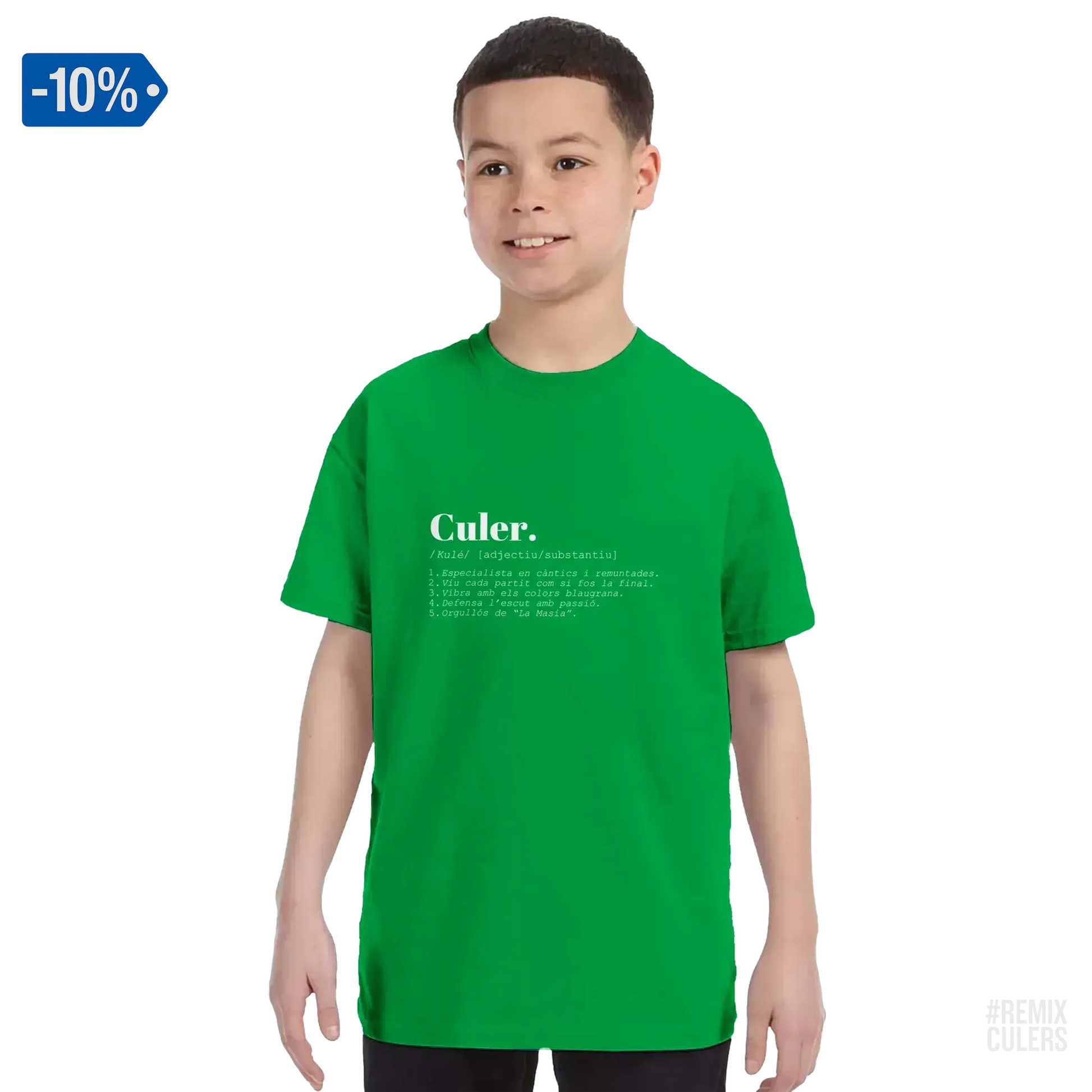 Camiseta infantil - DICCIONARIO "CULER" Arena – Print Material Diccionari Culer merch FCB Barça culers blaugrana frases cultura futbol | remixculers