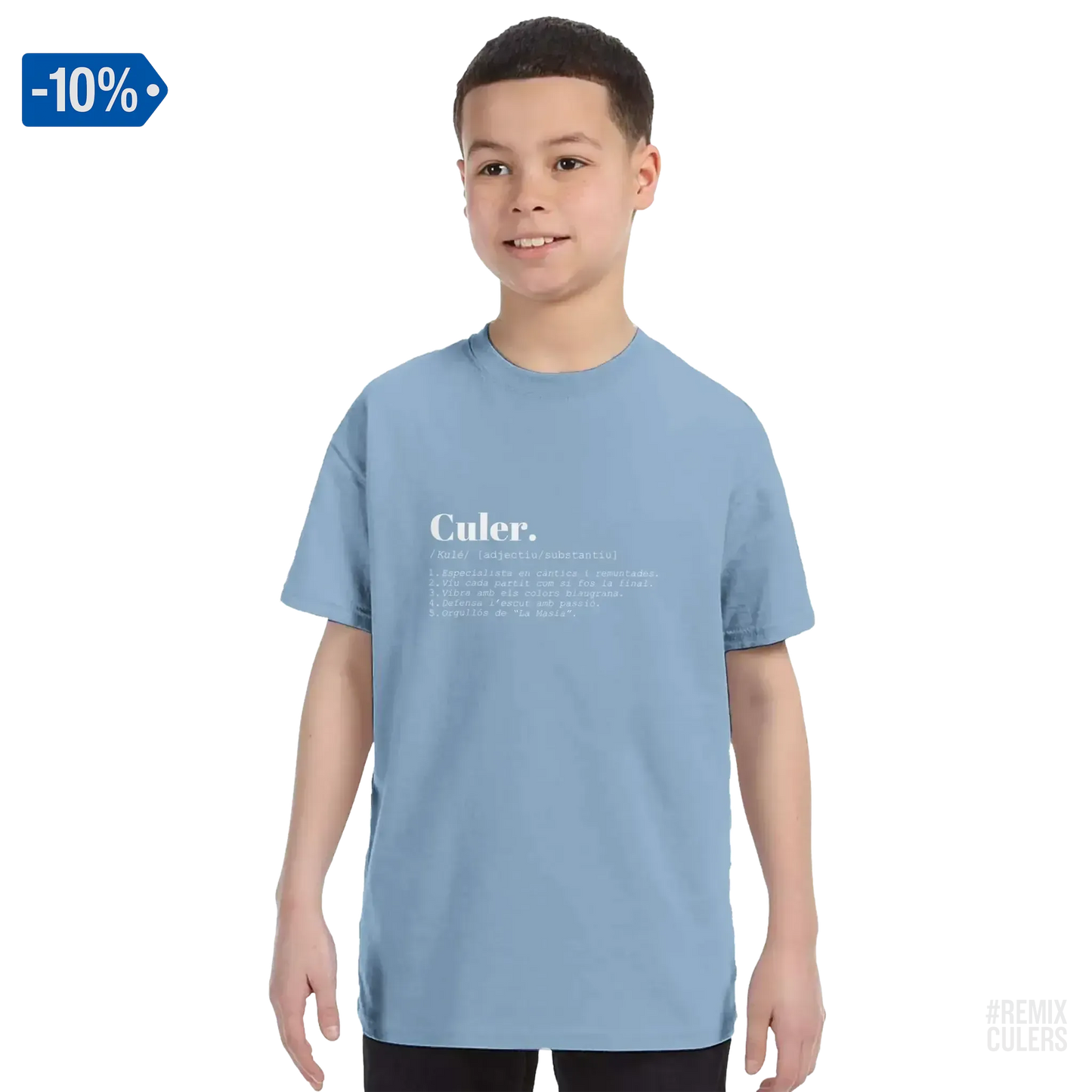 Camiseta infantil - DICCIONARIO "CULER" Arena – Print Material Diccionari Culer merch FCB Barça culers blaugrana frases cultura futbol | remixculers