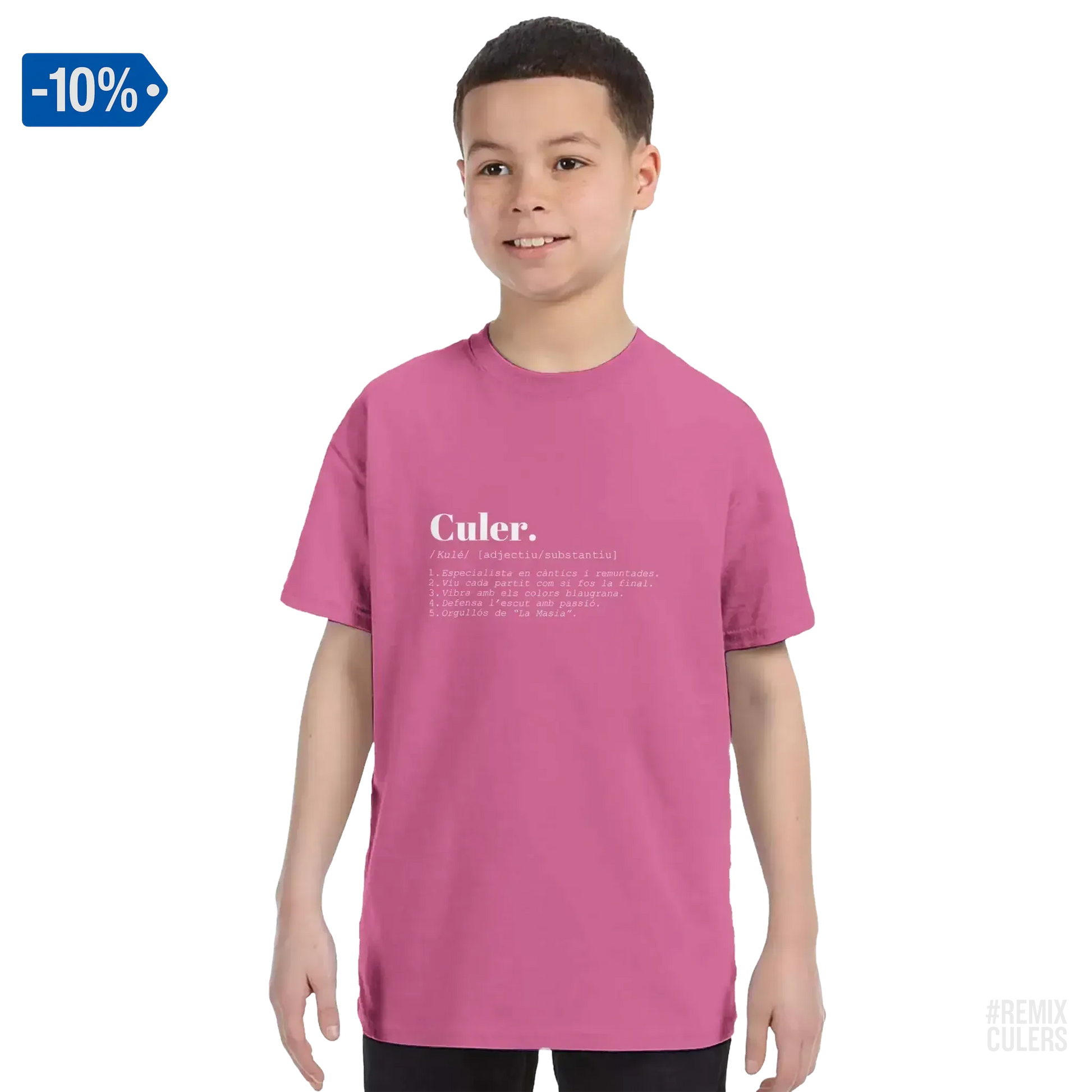 Camiseta infantil - DICCIONARIO "CULER" Arena – Print Material Diccionari Culer merch FCB Barça culers blaugrana frases cultura futbol | remixculers