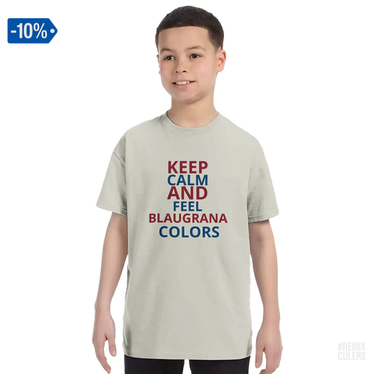 Camiseta infantil - KEEP CALM Arena – Print Material Keep Calm merch FCB Barça culers blaugrana football fan pride passion | remixculers