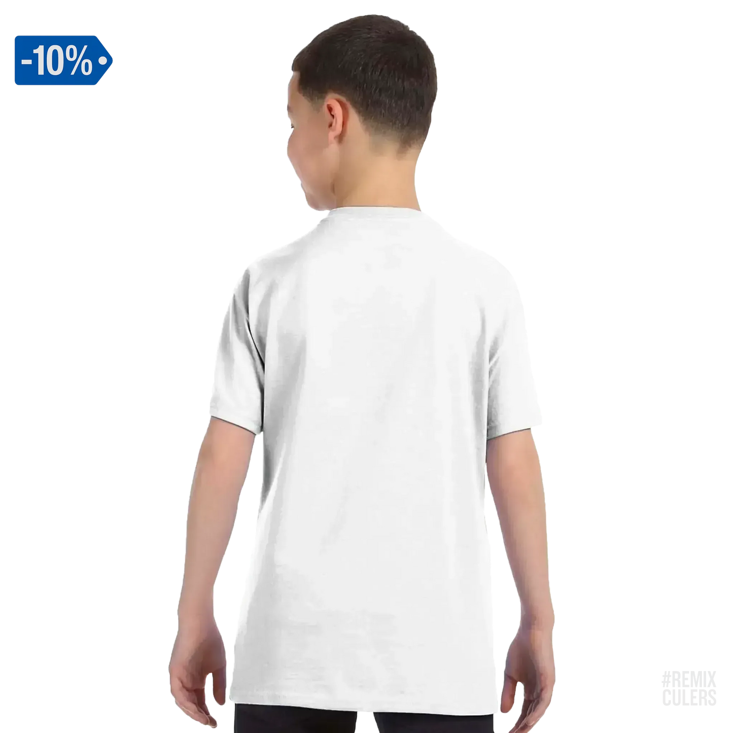 Camiseta infantil - PERICO QUE... Blanco – Print Material merch FCB Barça culer culers blaugrana español perico rival futbol | remixculers