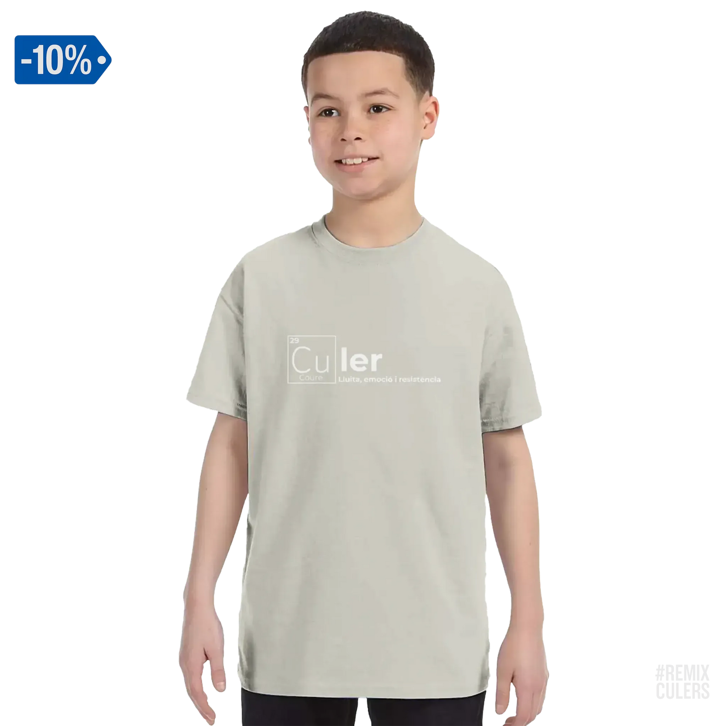 Camiseta infantil - QUÍMICA CULER Arena – Print Material Científicament Culer merch FCB Barça culers blaugrana ciència i futbol passió | remixculers