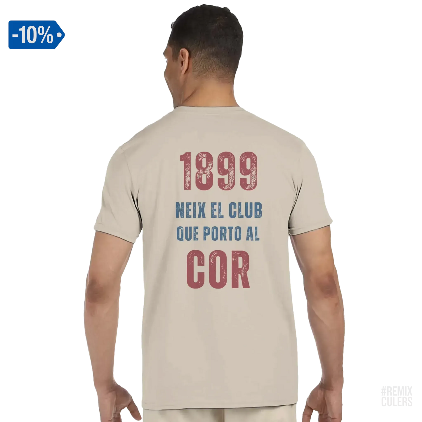 Camiseta unisex - 1899 Arena – Print Material 1899 neix el club que porto al cor merch FCB Barça culers blaugrana història fundació orgull identitat futbol | remixculers