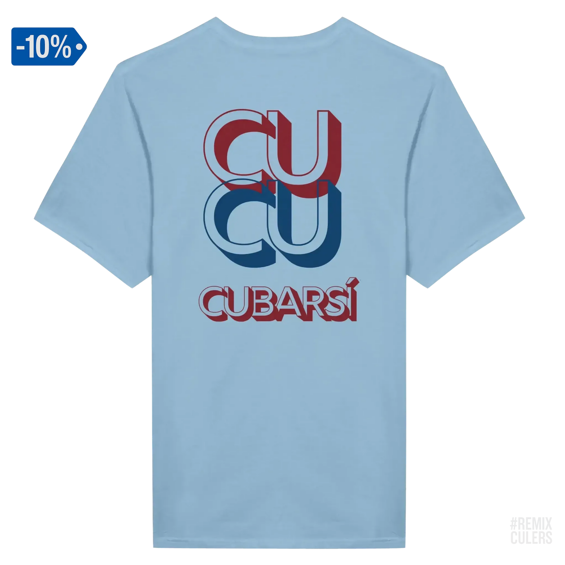 Camiseta unisex - CUCU CUBARSÍ Blanco – Print Material Cu-Cu Cubarsí merch Pau Cubarsí FCB Barça culers blaugrana Masia joven promesa defensa futbol | remixculers