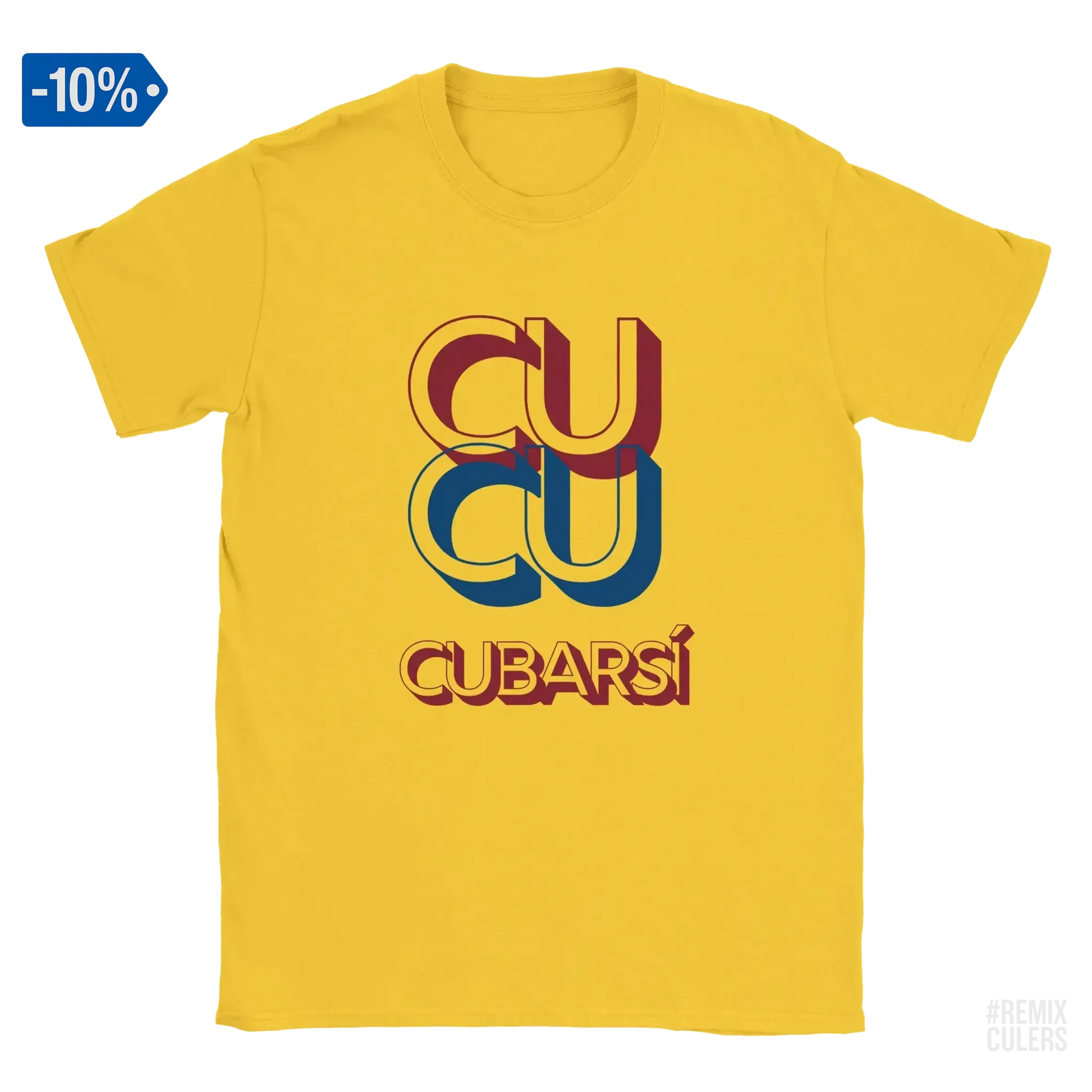 Camiseta unisex - CUCU CUBARSÍ Blanco – Print Material Cu-Cu Cubarsí merch Pau Cubarsí FCB Barça culers blaugrana Masia joven promesa defensa futbol | remixculers