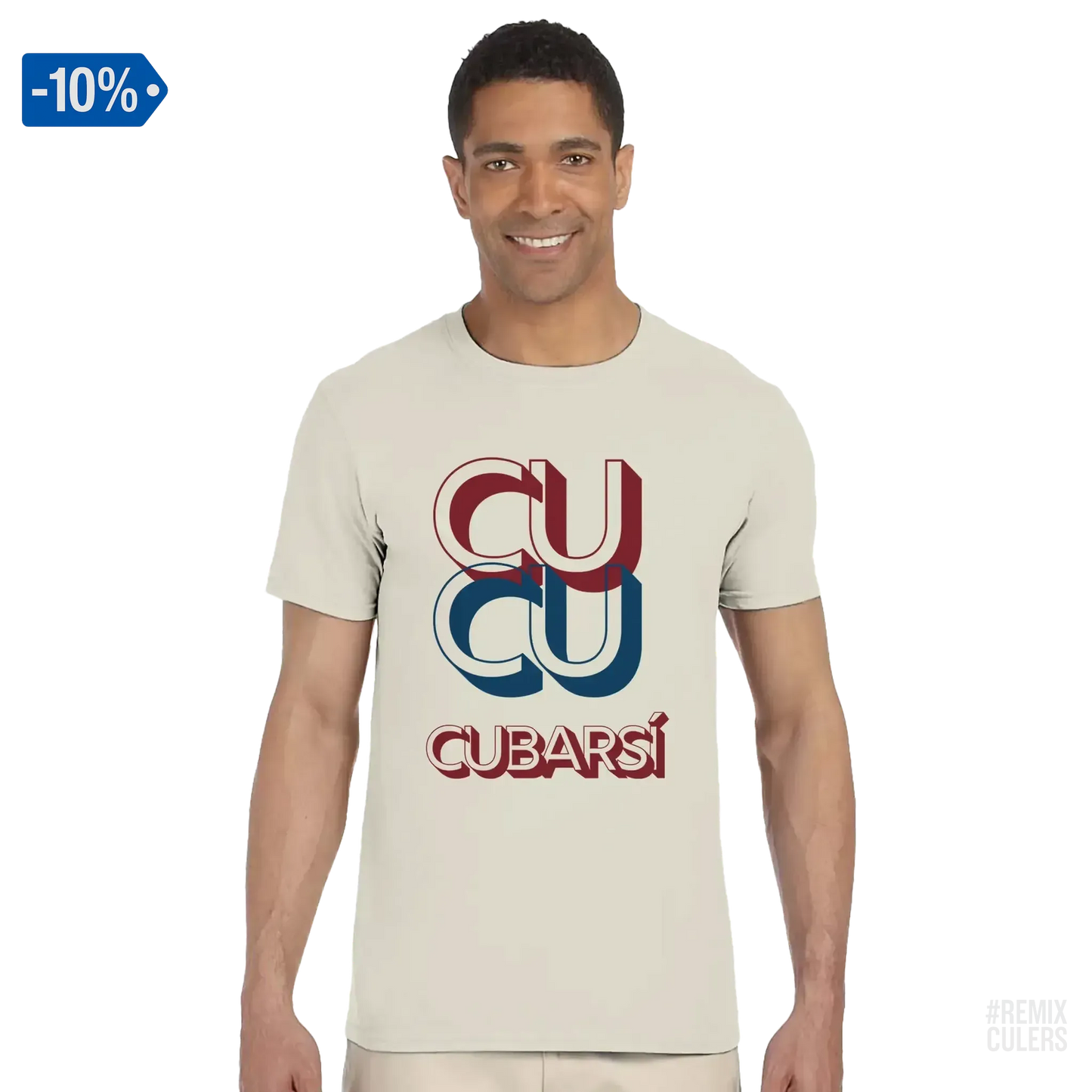 Camiseta unisex - CUCU CUBARSÍ Natural – Print Material Cu-Cu Cubarsí merch Pau Cubarsí FCB Barça culers blaugrana Masia joven promesa defensa futbol | remixculers