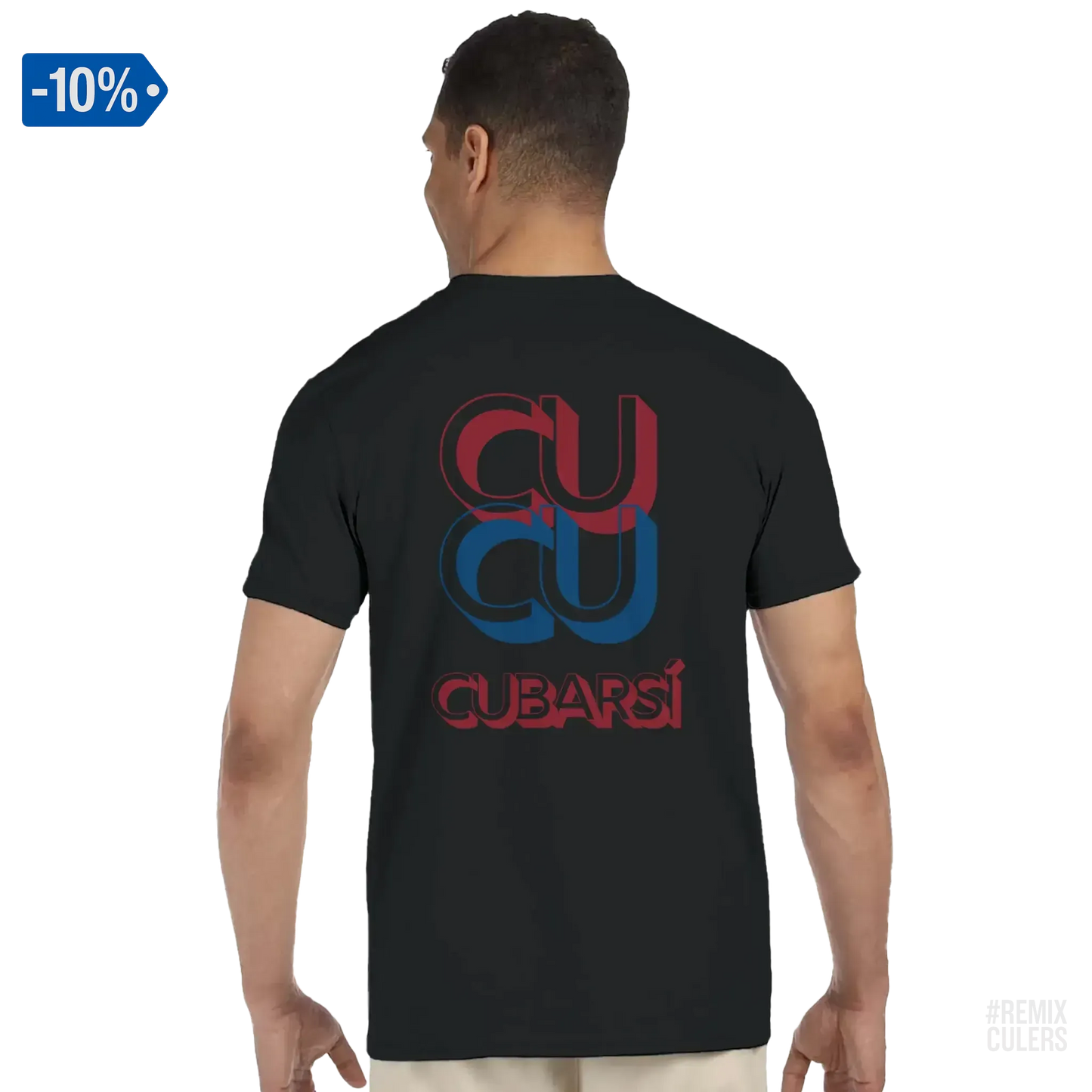 Camiseta unisex - CUCU CUBARSÍ Negro – Print Material Cu-Cu Cubarsí merch Pau Cubarsí FCB Barça culers blaugrana Masia joven promesa defensa futbol | remixculers