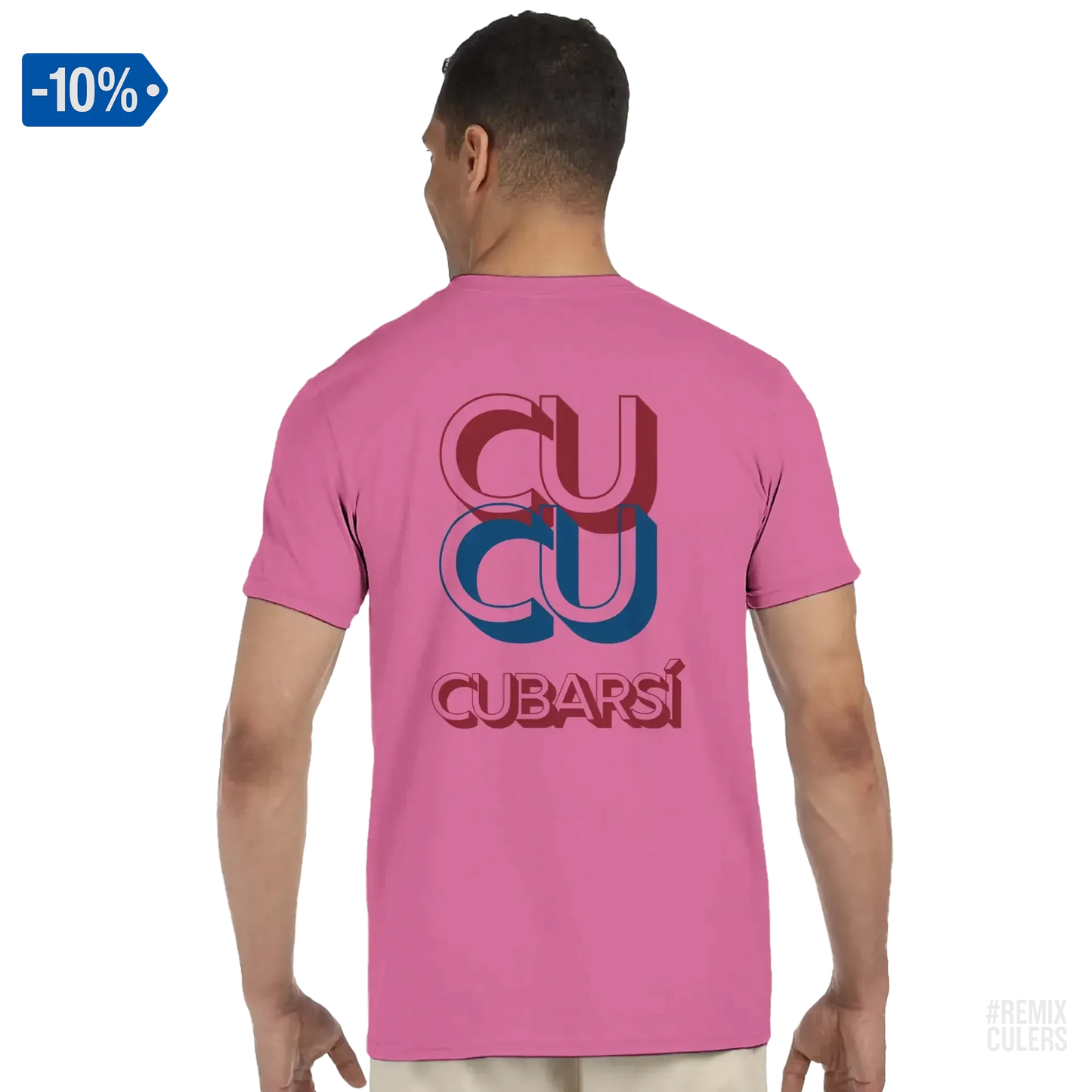 Camiseta unisex - CUCU CUBARSÍ Rosa – Print Material Cu-Cu Cubarsí merch Pau Cubarsí FCB Barça culers blaugrana Masia joven promesa defensa futbol | remixculers