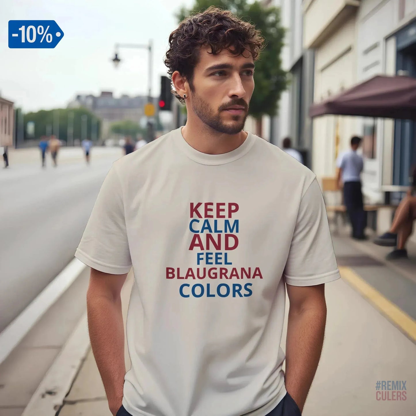 Camiseta unisex - KEEP CALM Arena – Print Material Keep Calm merch FCB Barça culers blaugrana football fan pride passion | remixculers
