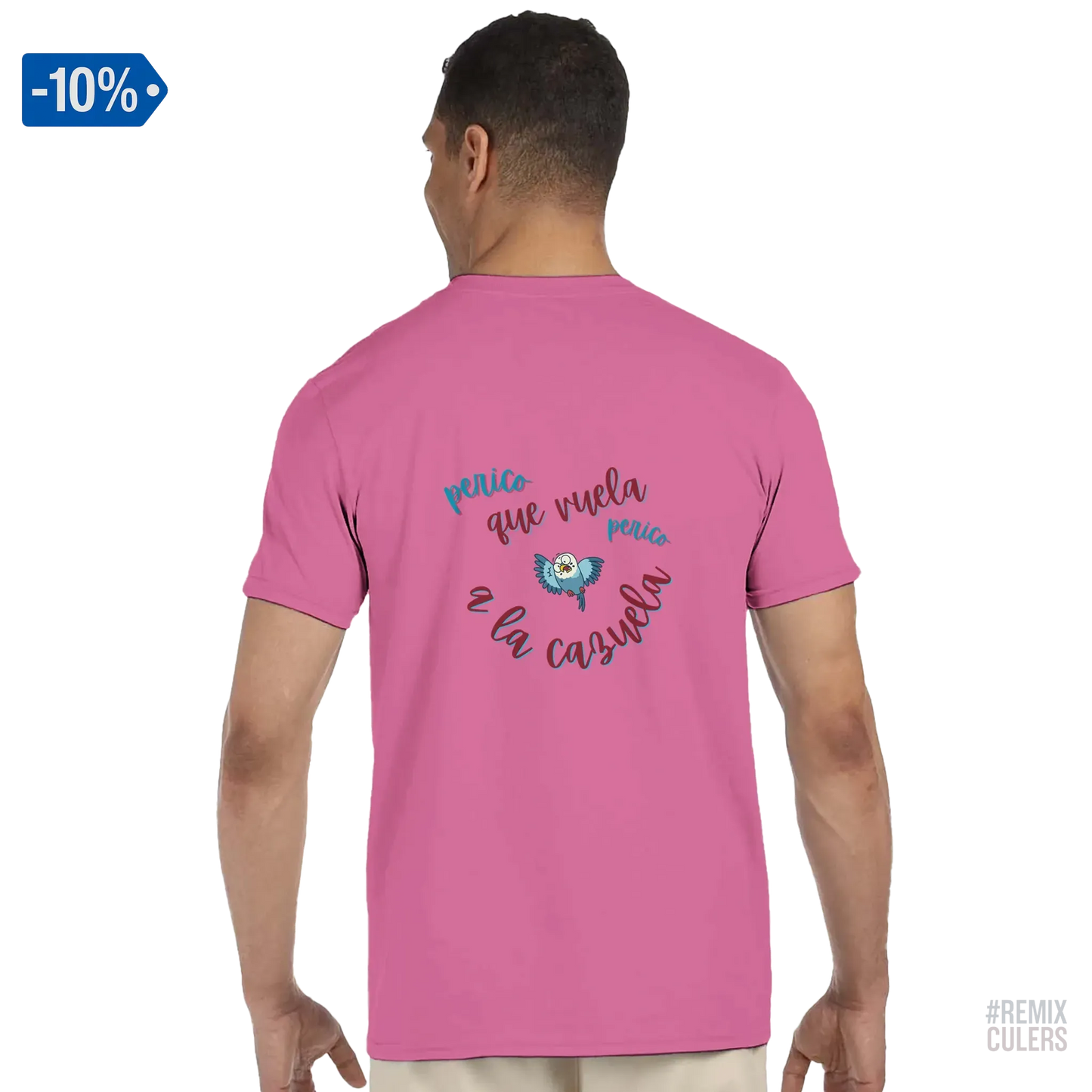 Camiseta unisex - PERICO QUE... Blanco – Print Material merch FCB Barça culer culers blaugrana español perico rival futbol | remixculers