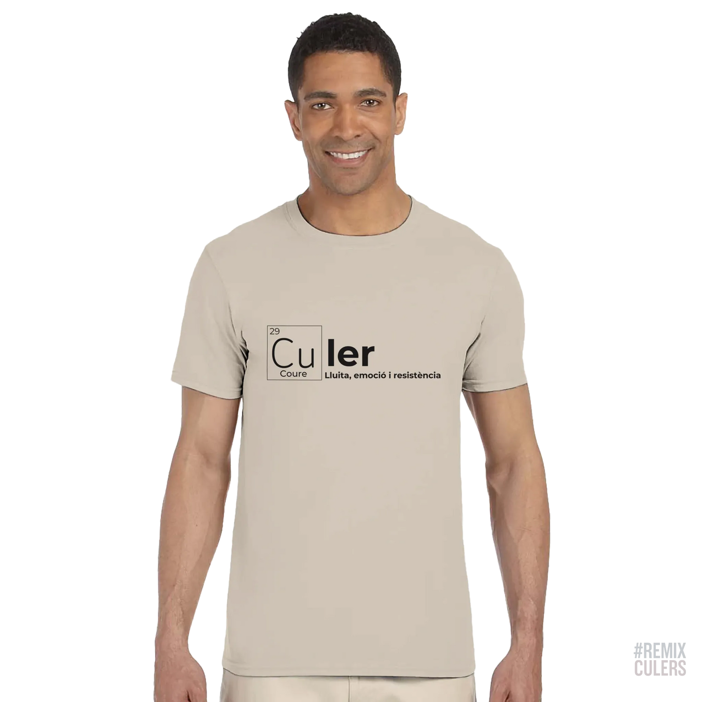 Camiseta unisex - QUÍMICA CULER Arena – Print Material Científicament Culer merch FCB Barça culers blaugrana ciència i futbol passió | remixculers