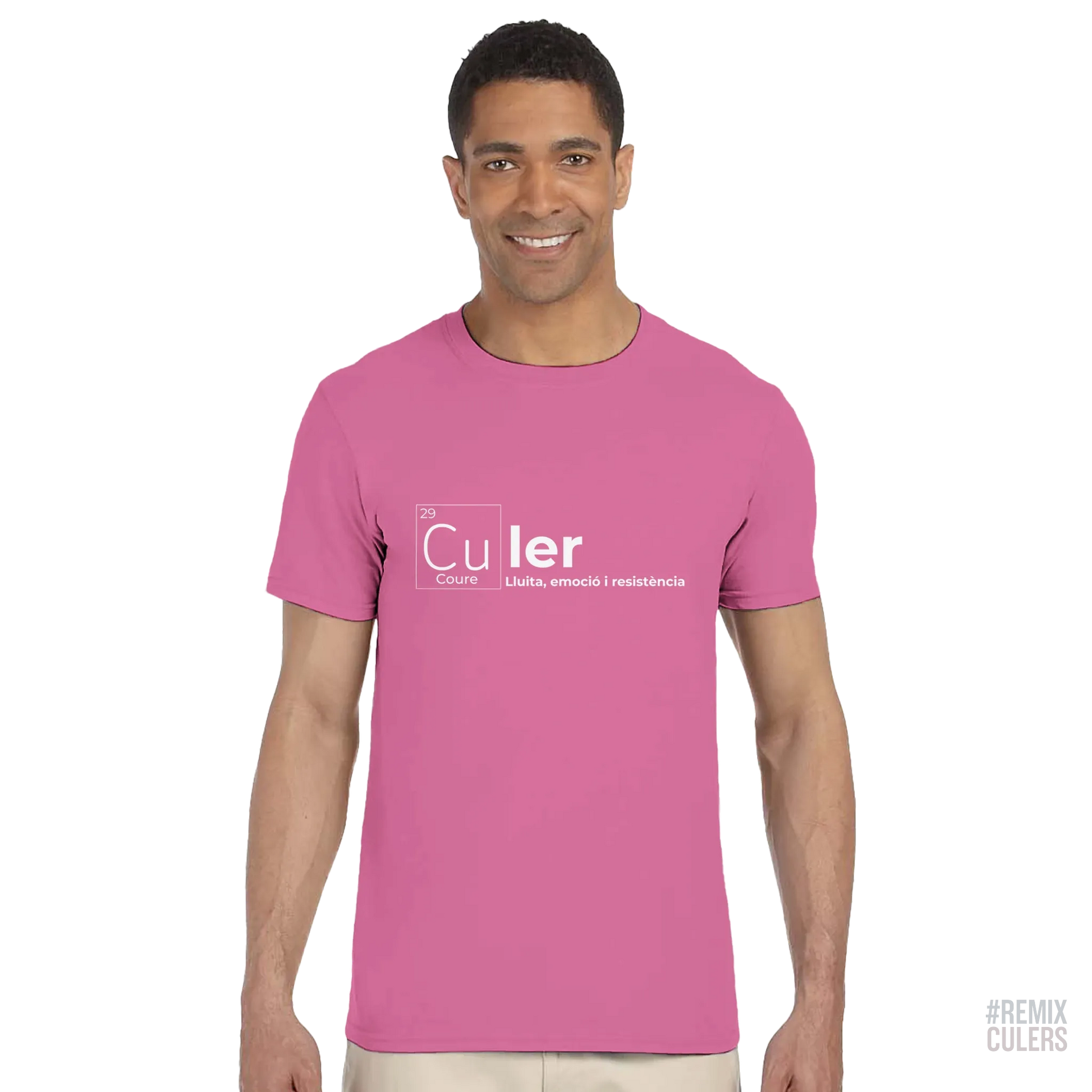 Camiseta unisex - QUÍMICA CULER Blanco – Print Material Científicament Culer merch FCB Barça culers blaugrana ciència i futbol passió | remixculers