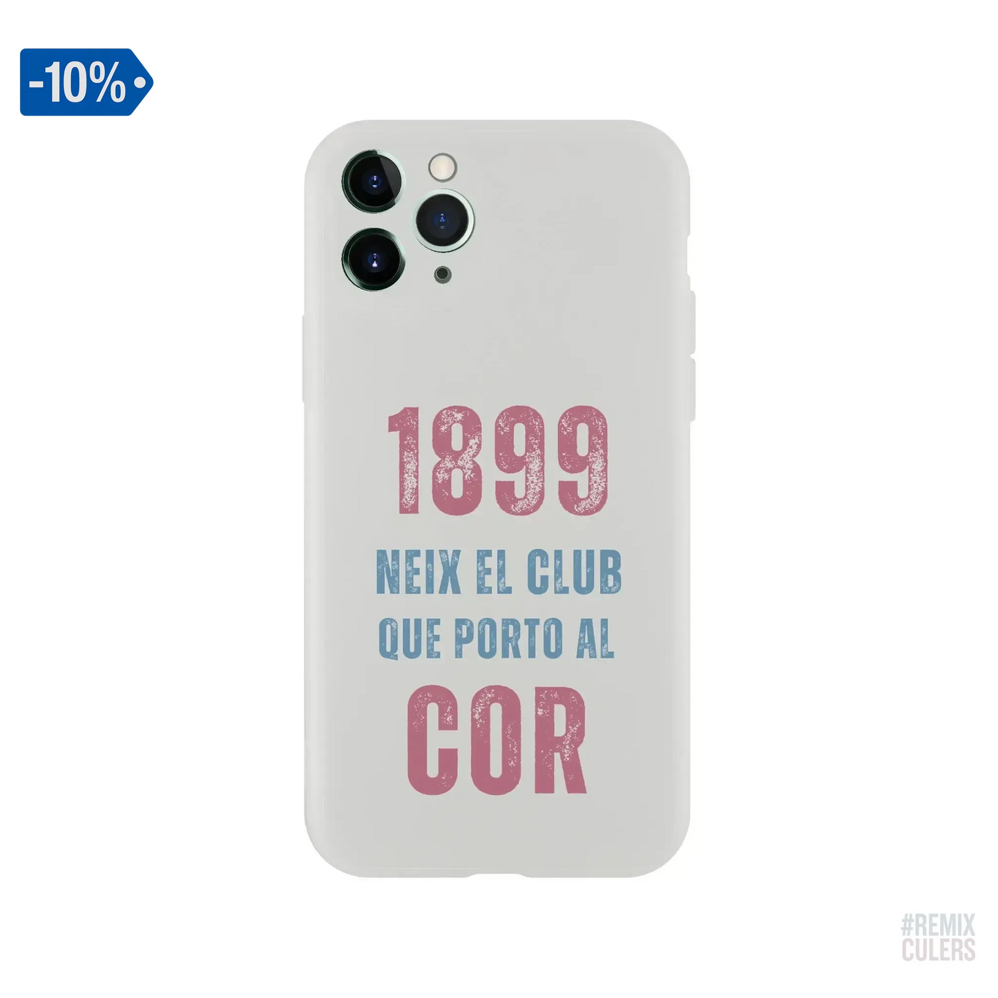 Carcasa IPHONE Flexi - 1899 iPhone 11 Pro – Print Material 1899 neix el club que porto al cor merch FCB Barça culers blaugrana història fundació orgull identitat futbol | remixculers