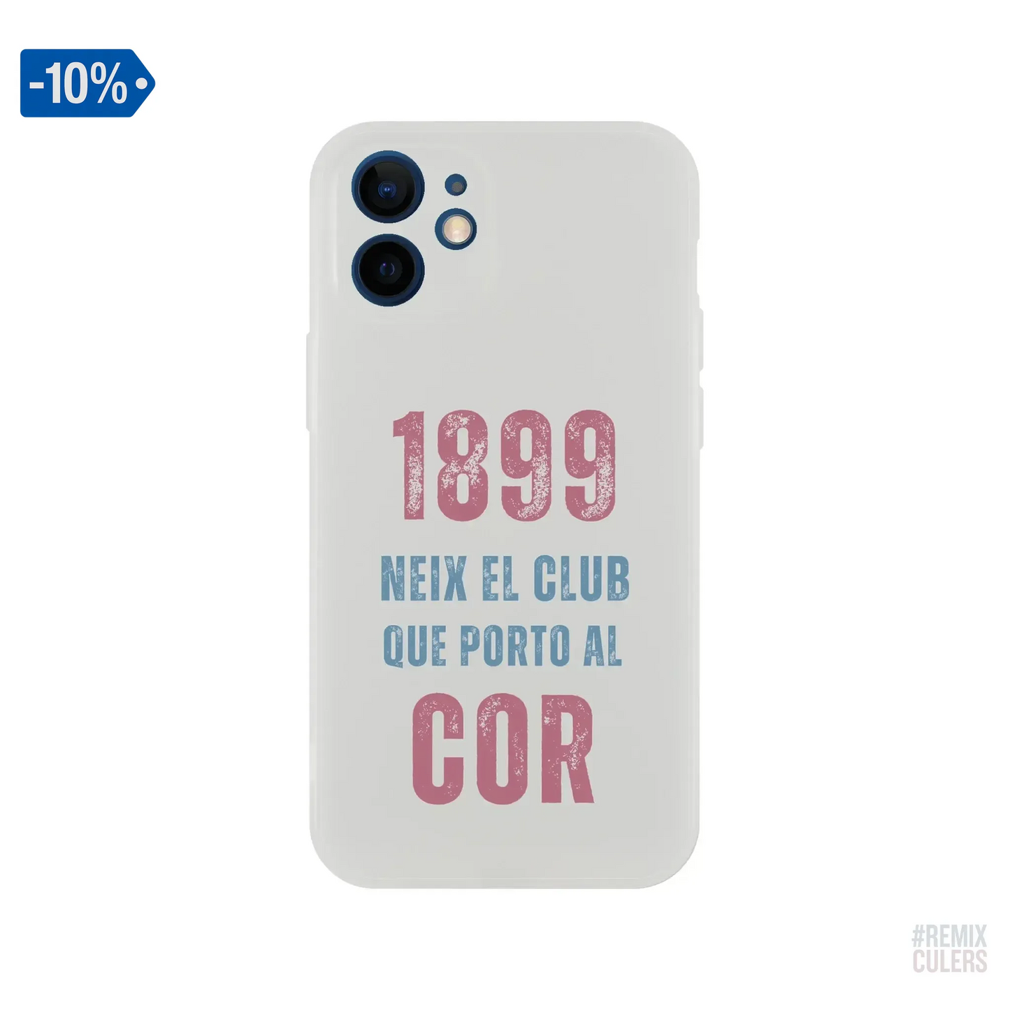 Carcasa IPHONE Flexi - 1899 iPhone 12 Mini – Print Material 1899 neix el club que porto al cor merch FCB Barça culers blaugrana història fundació orgull identitat futbol | remixculers