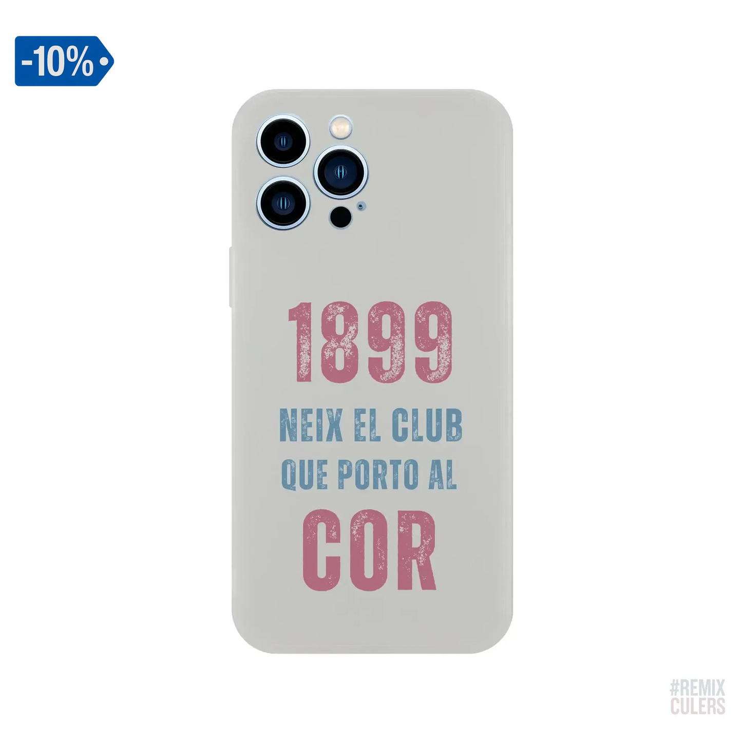 Carcasa IPHONE Flexi - 1899 iPhone 13 Pro Max – Print Material 1899 neix el club que porto al cor merch FCB Barça culers blaugrana història fundació orgull identitat futbol | remixculers