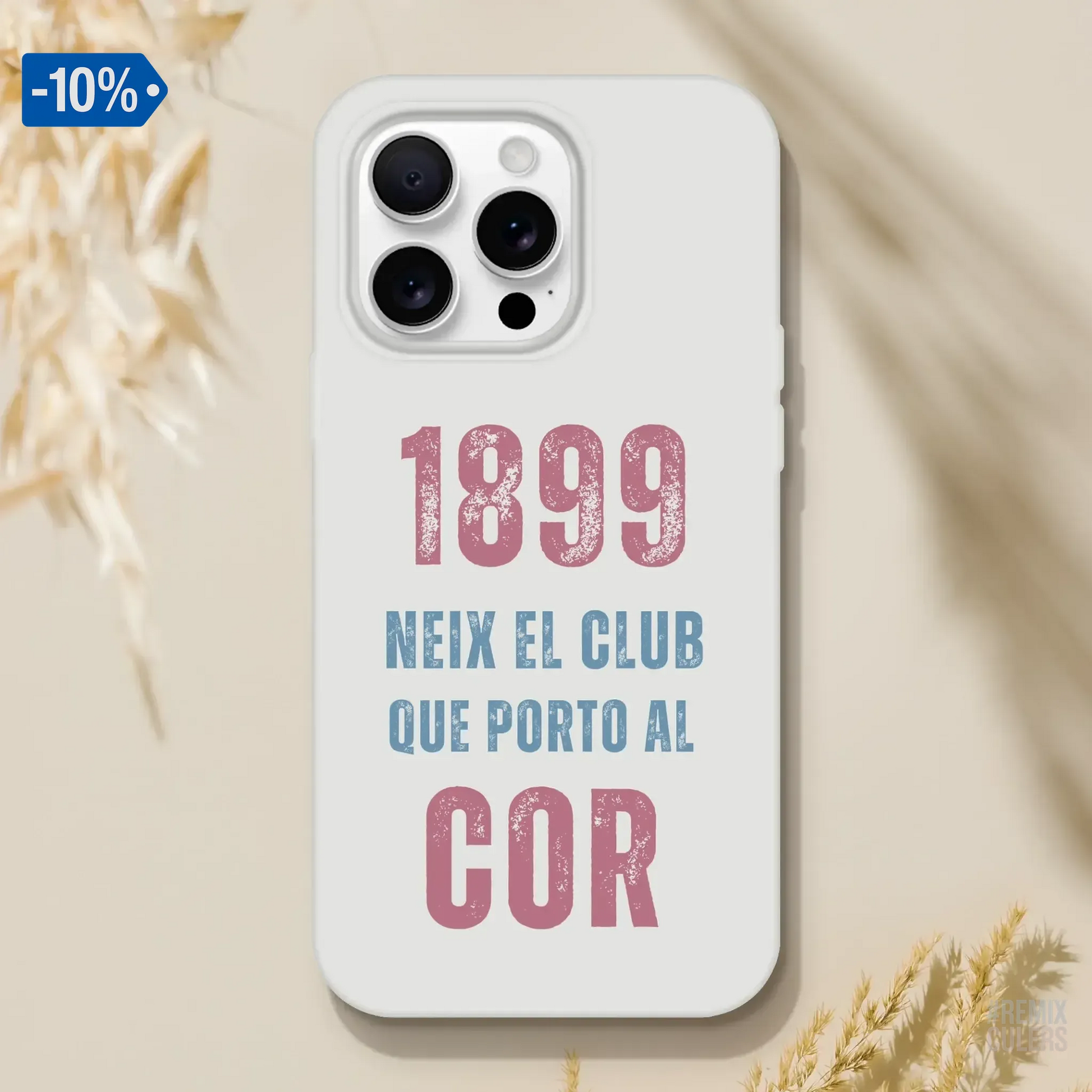 Carcasa IPHONE Flexi - 1899 iPhone 16 Pro Max – Print Material 1899 neix el club que porto al cor merch FCB Barça culers blaugrana història fundació orgull identitat futbol | remixculers