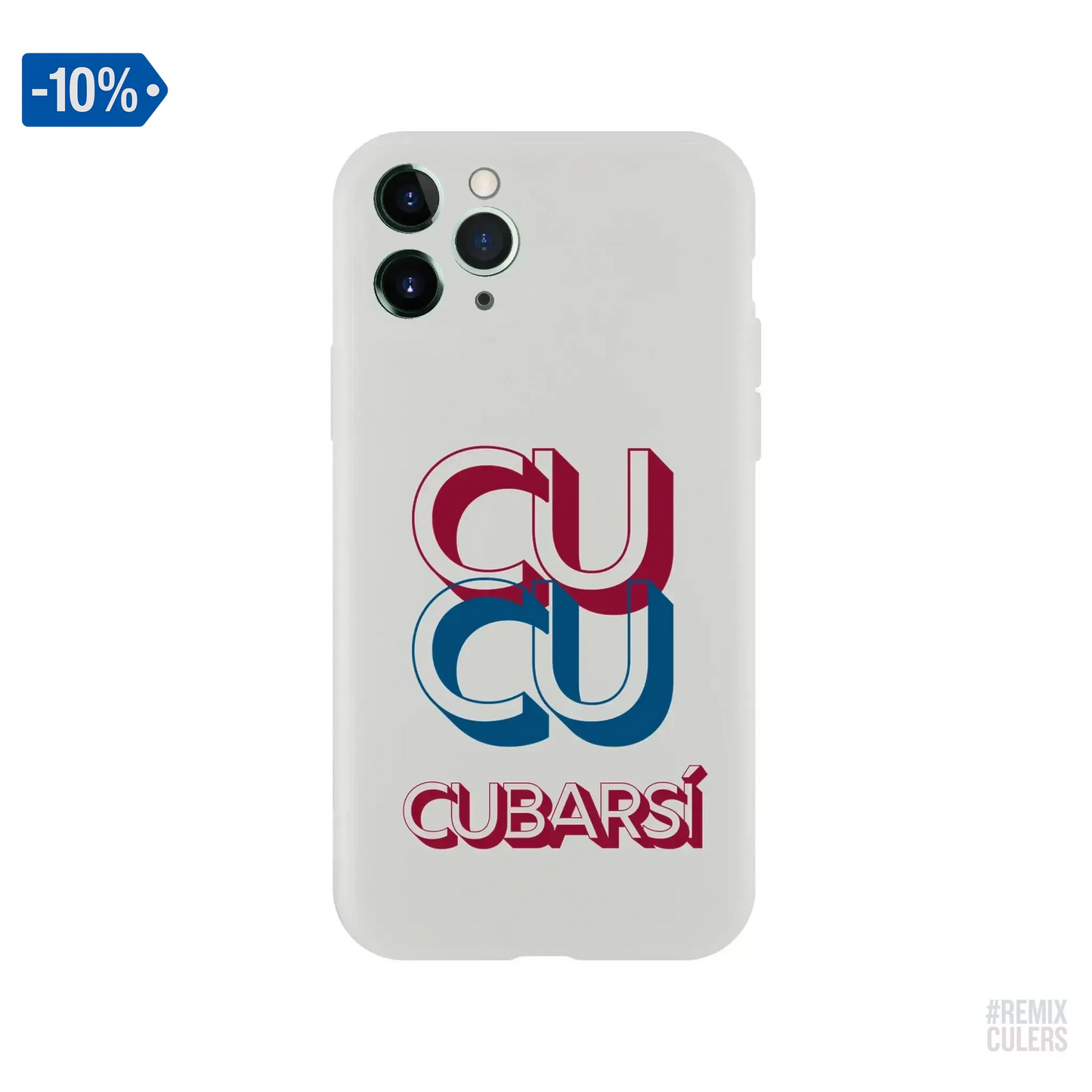 Carcasa IPHONE Flexi - CUCU CUBARSÍ iPhone 11 Pro – Print Material Cu-Cu Cubarsí merch Pau Cubarsí FCB Barça culers blaugrana Masia joven promesa defensa futbol | remixculers