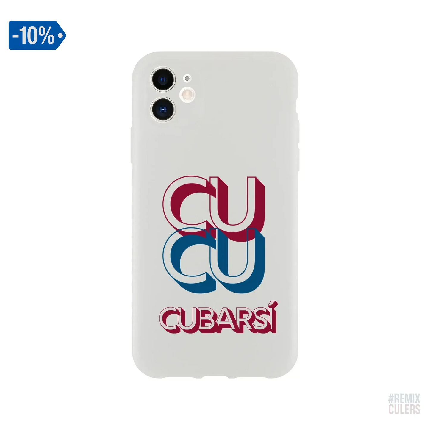Carcasa IPHONE Flexi - CUCU CUBARSÍ iPhone 11 – Print Material Cu-Cu Cubarsí merch Pau Cubarsí FCB Barça culers blaugrana Masia joven promesa defensa futbol | remixculers