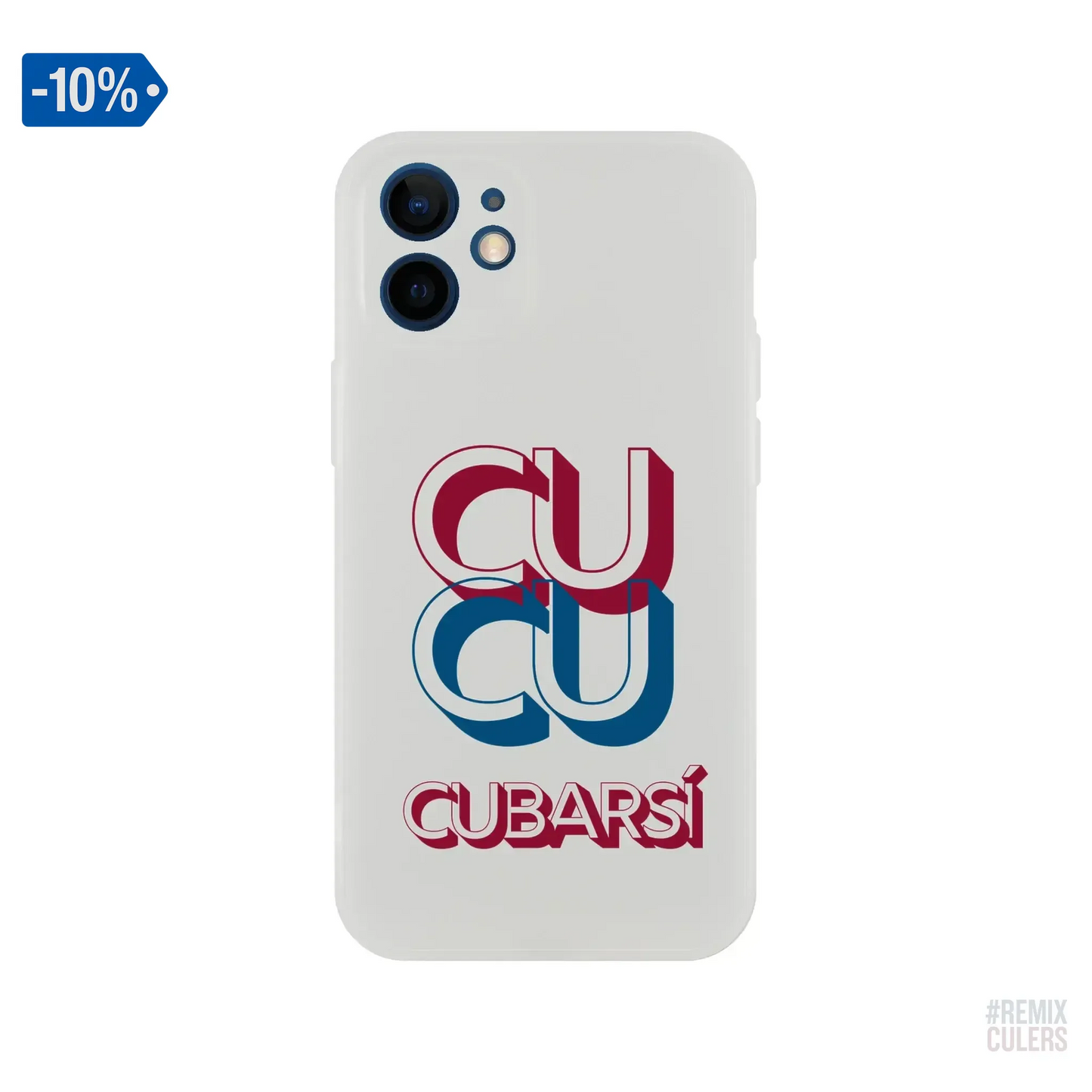 Carcasa IPHONE Flexi - CUCU CUBARSÍ iPhone 12 Mini – Print Material Cu-Cu Cubarsí merch Pau Cubarsí FCB Barça culers blaugrana Masia joven promesa defensa futbol | remixculers