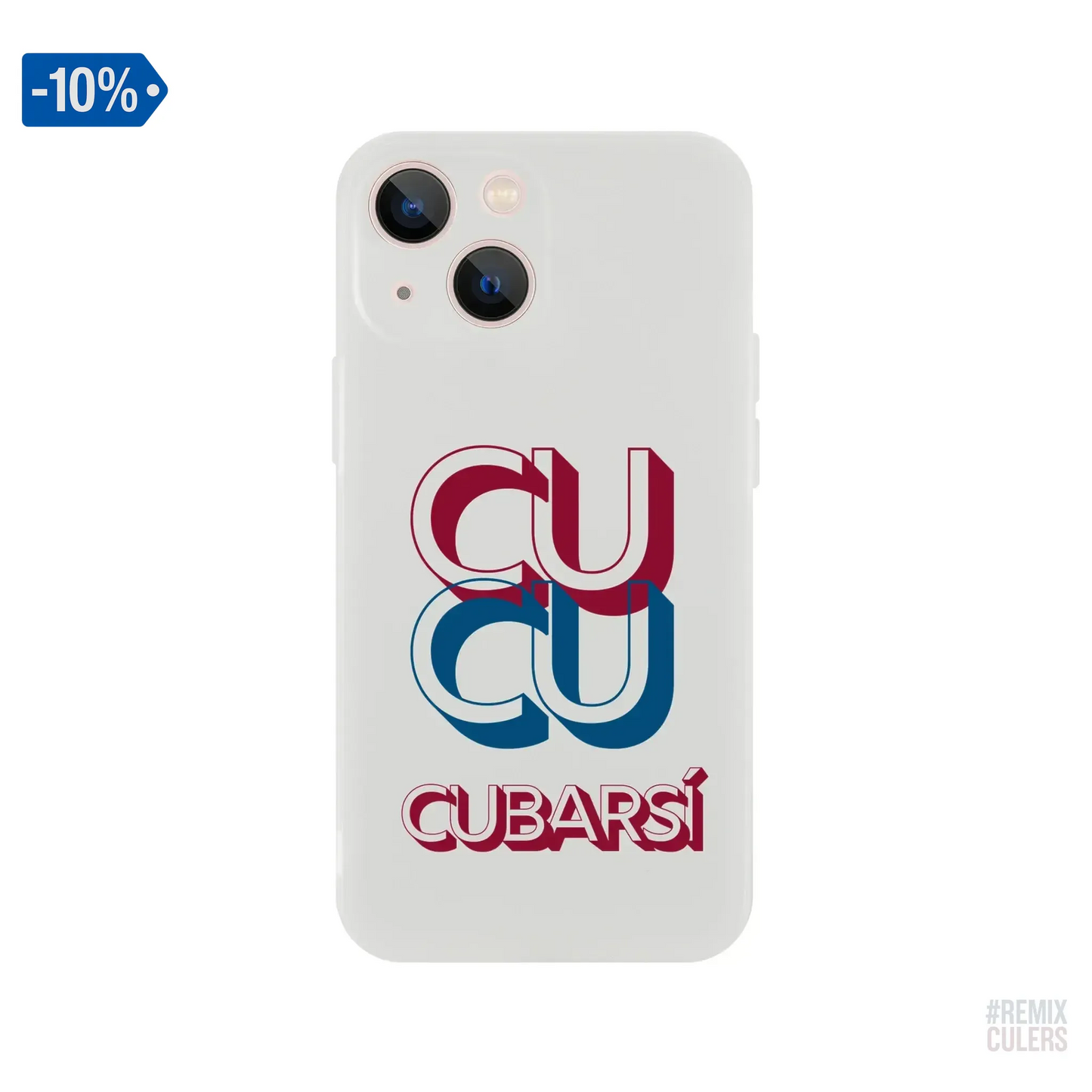Carcasa IPHONE Flexi - CUCU CUBARSÍ iPhone 13 Mini – Print Material Cu-Cu Cubarsí merch Pau Cubarsí FCB Barça culers blaugrana Masia joven promesa defensa futbol | remixculers